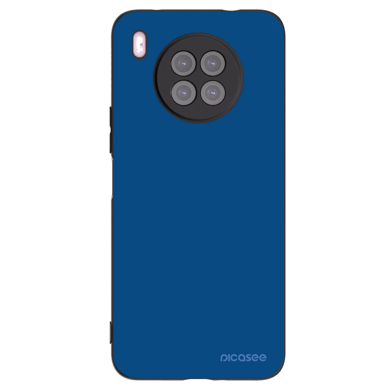 Picasee Huawei Nova 8i Hülle - Schwarzes Silikon - Navy Blue