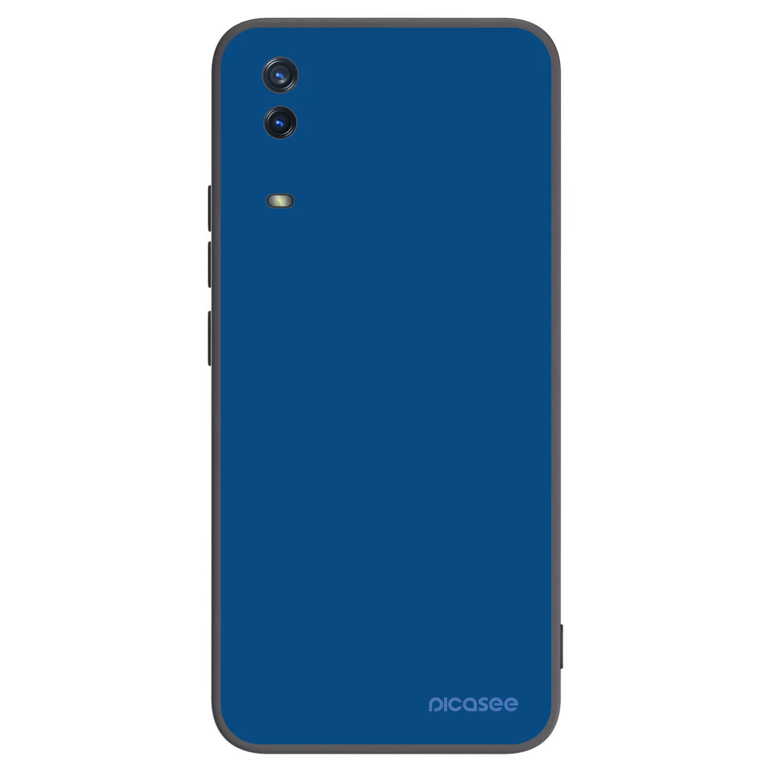 Picasee Vivo Y11s Hülle - Schwarzes Silikon - Navy Blue