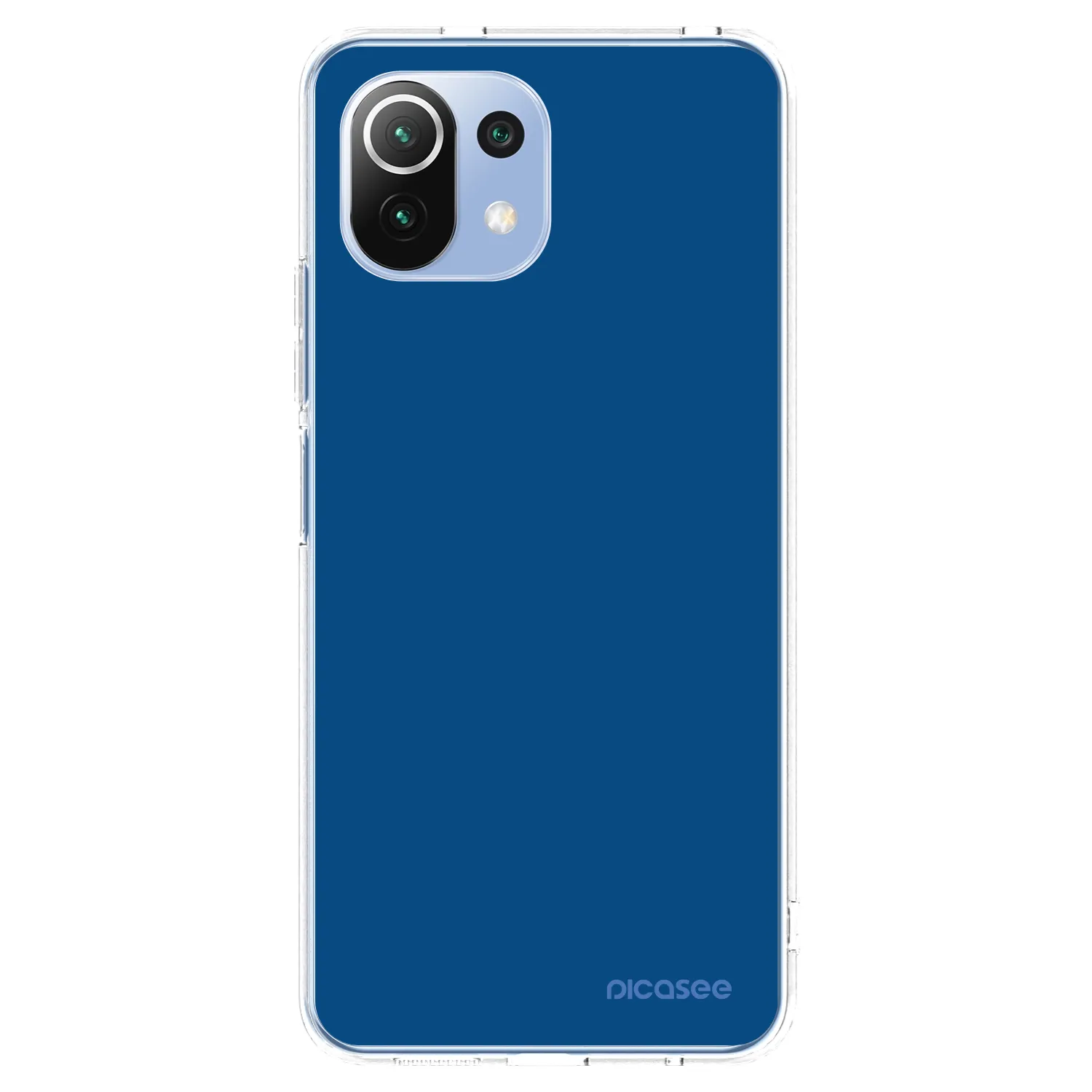 Picasee Xiaomi 11 Lite 5G NE Hülle - Transparentes Silikon - Navy Blue