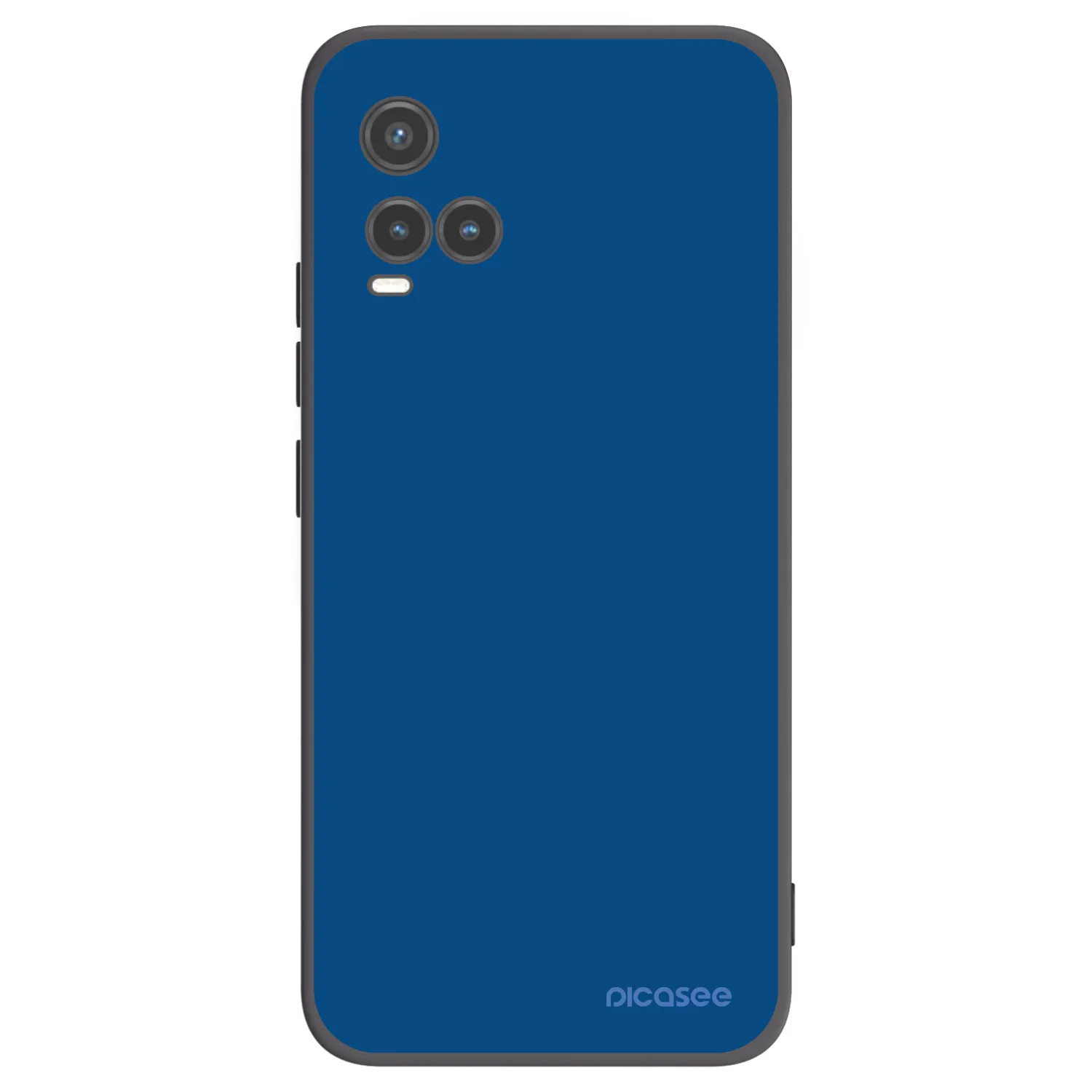 Picasee Vivo Y33s Hülle - Schwarzes Silikon - Navy Blue