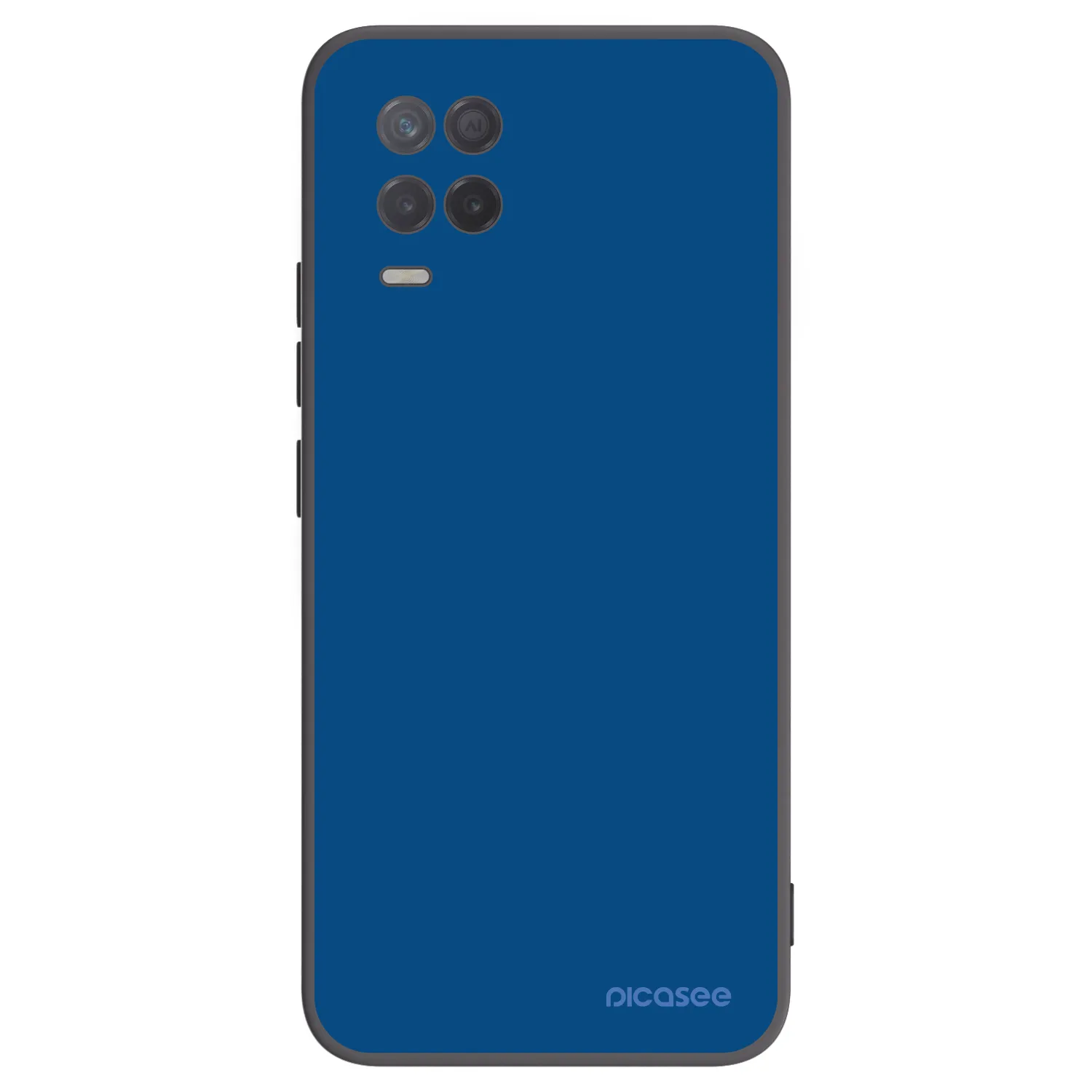 Picasee Realme 8 5G Hülle - Schwarzes Silikon - Navy Blue
