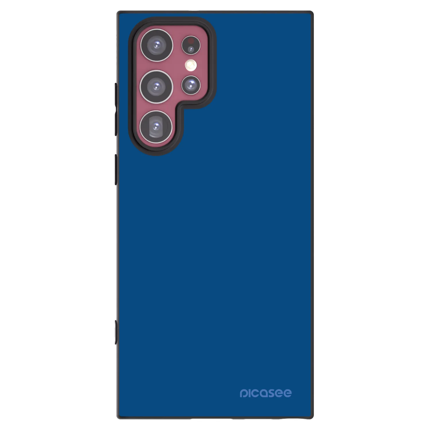Picasee Samsung Galaxy S22 Ultra 5G Hülle - Schwarzes Silikon - Navy Blue