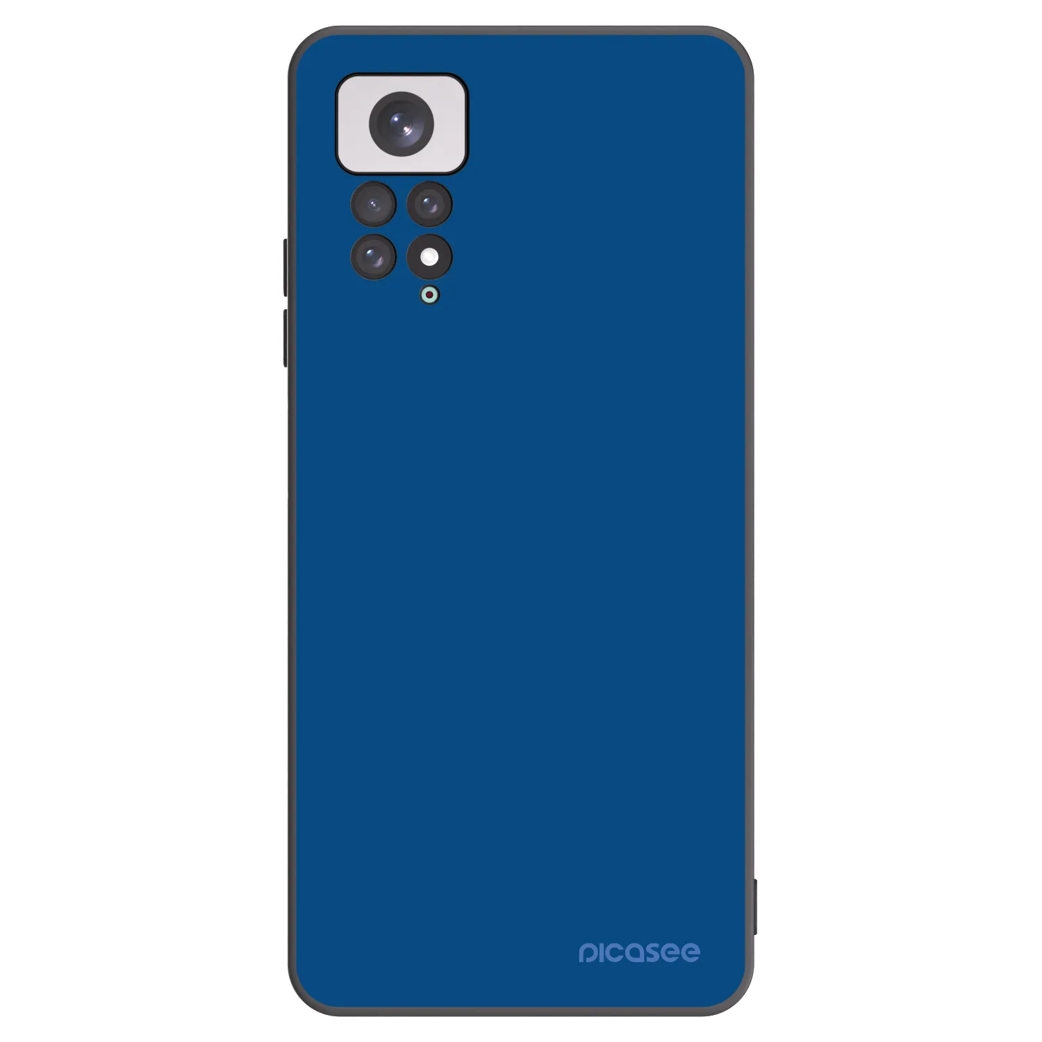 Picasee Xiaomi Redmi Note 11 Hülle - Schwarzes Silikon - Navy Blue