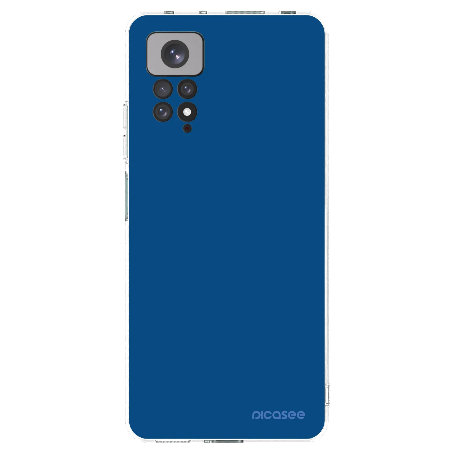 Picasee Xiaomi Redmi Note 11S 4G Hülle - Transparentes Silikon - Navy Blue