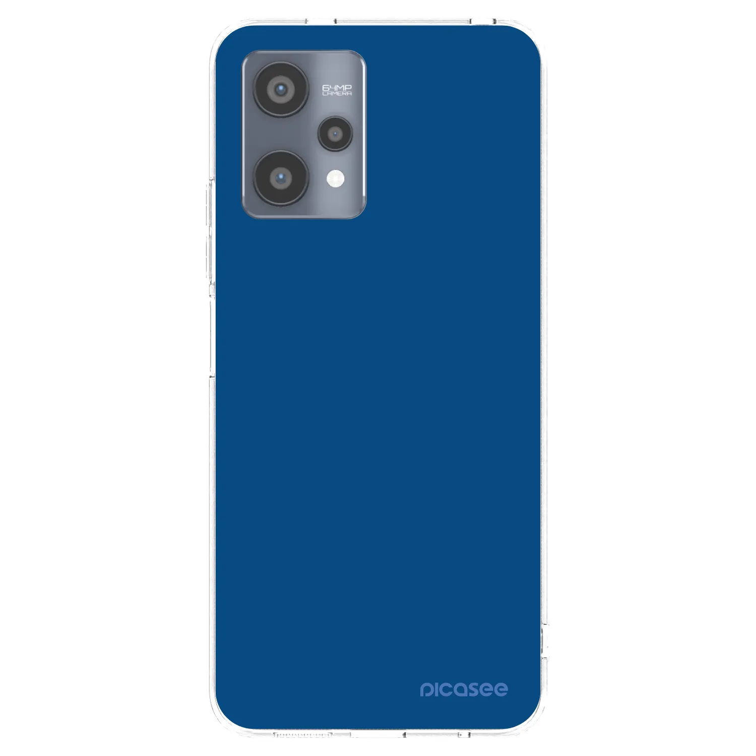 Picasee Realme 9 Pro 5G Hülle - Transparentes Silikon - Navy Blue