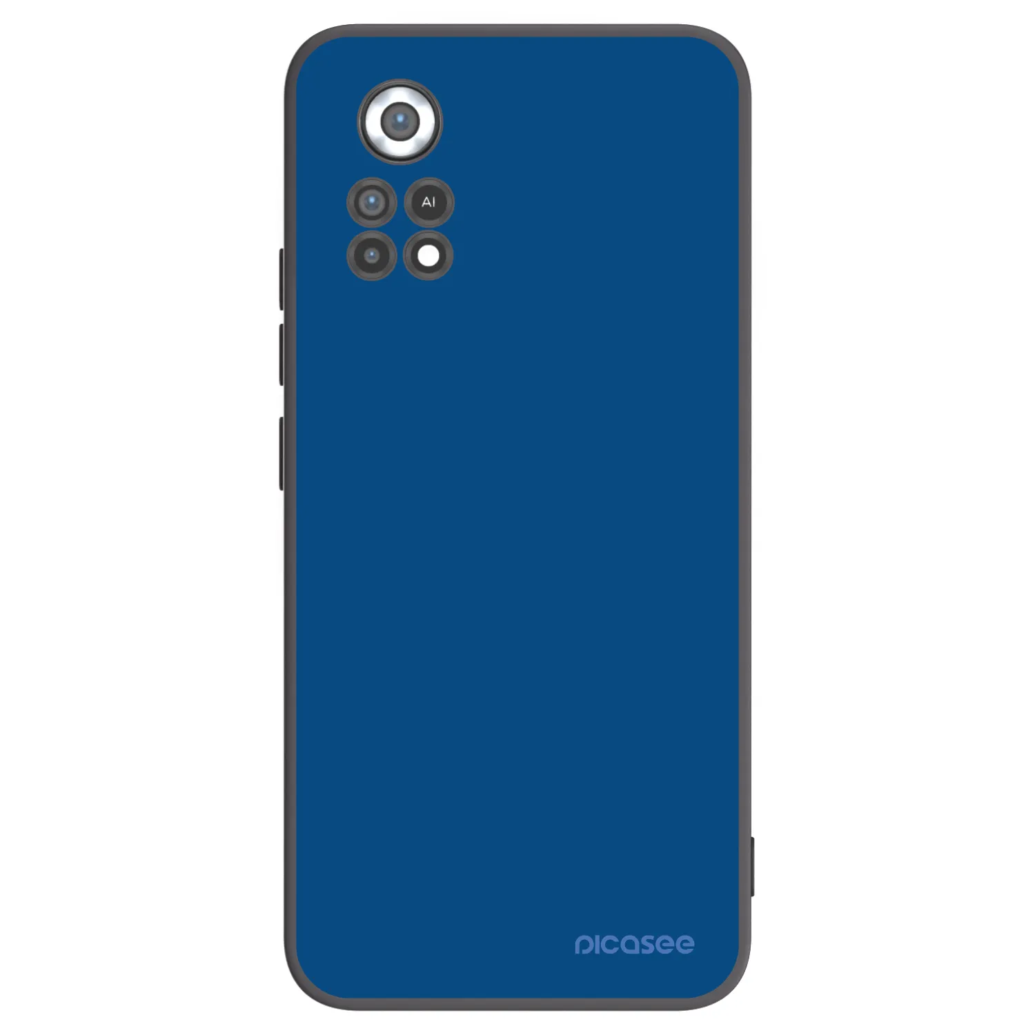 Picasee Xiaomi Poco X4 Pro 5G Hülle - Schwarzes Silikon - Navy Blue