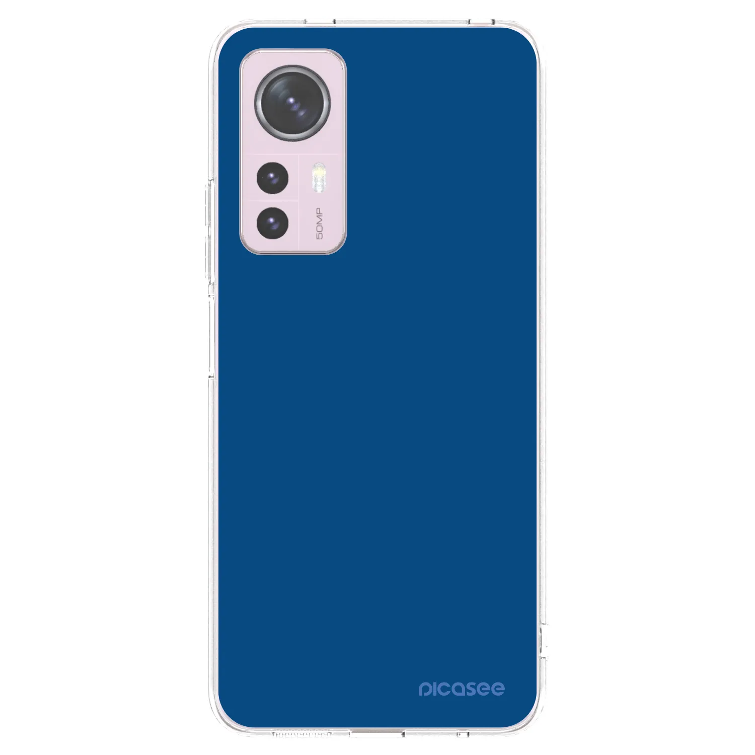 Picasee Xiaomi 12 Hülle - Transparentes Silikon - Navy Blue