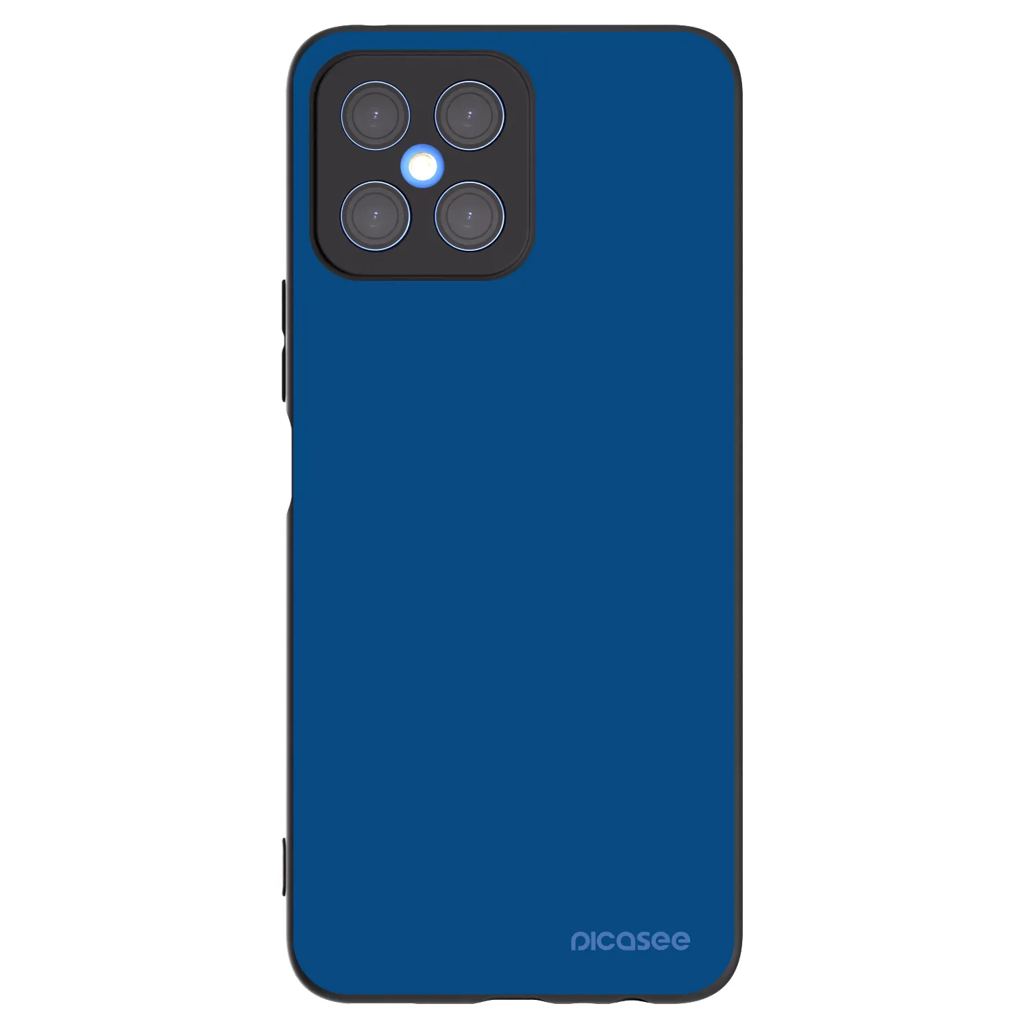 Picasee Honor X8 4G Hülle - Schwarzes Silikon - Navy Blue