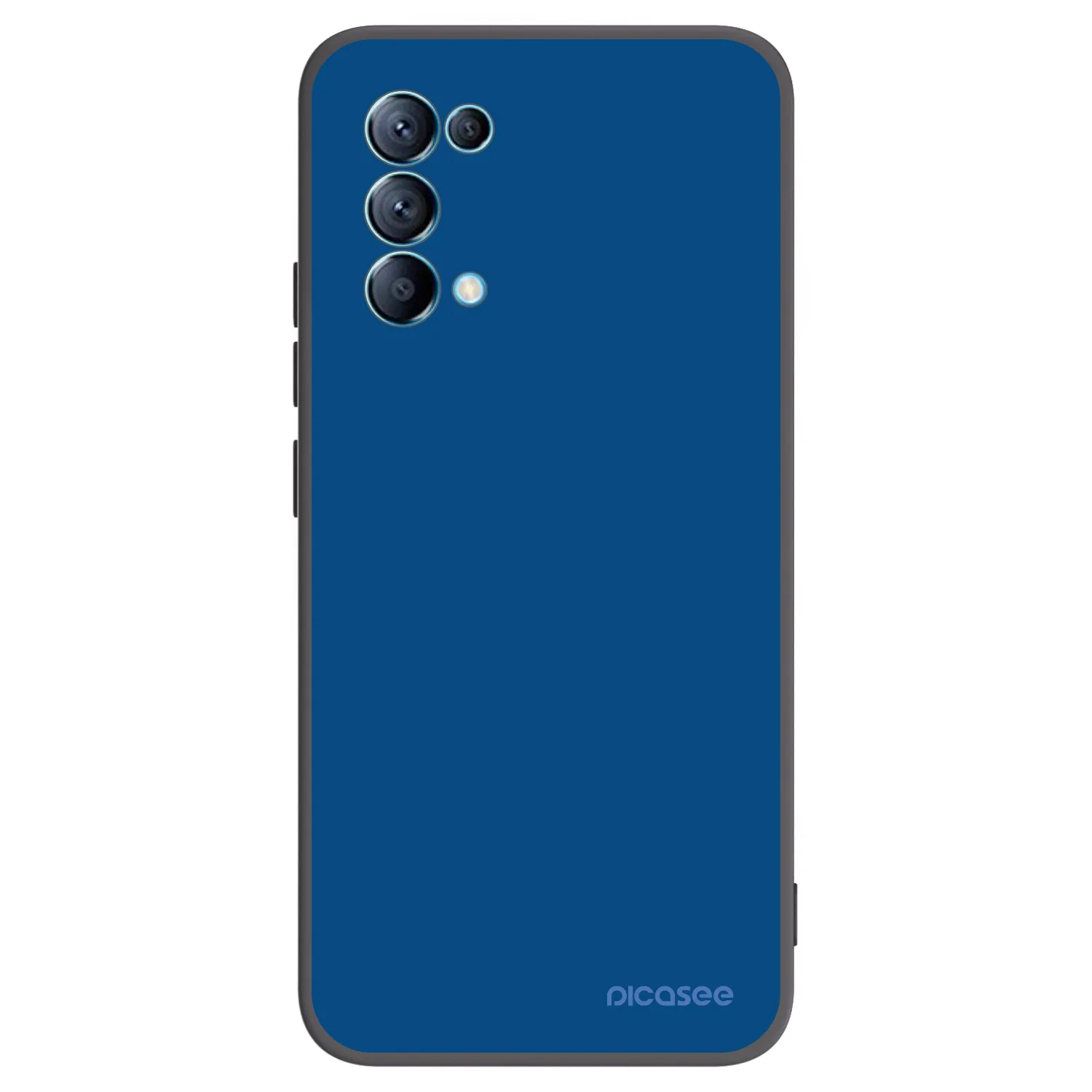 Picasee OPPO Reno 5 5G Hülle - Schwarzes Silikon - Navy Blue