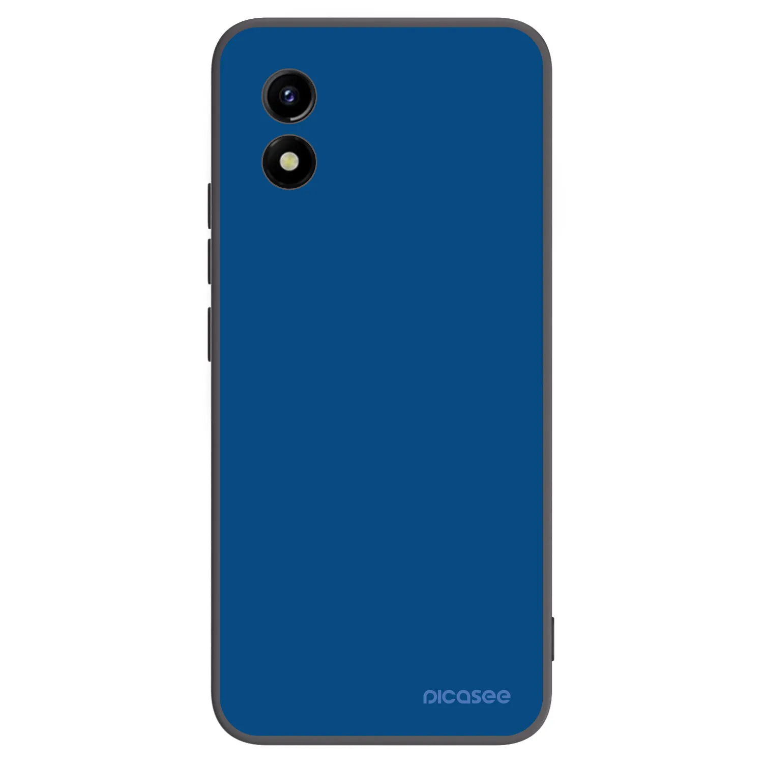Picasee Vivo Y01 Hülle - Schwarzes Silikon - Navy Blue