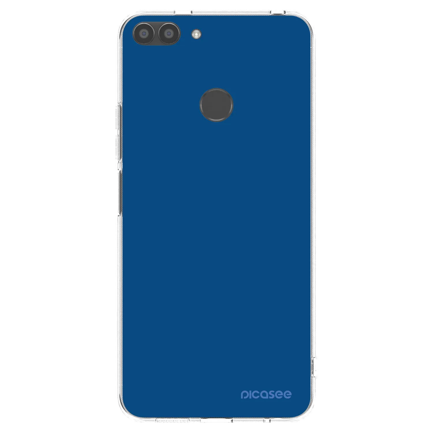 Picasee Huawei P Smart Hülle - Transparentes Silikon - Navy Blue