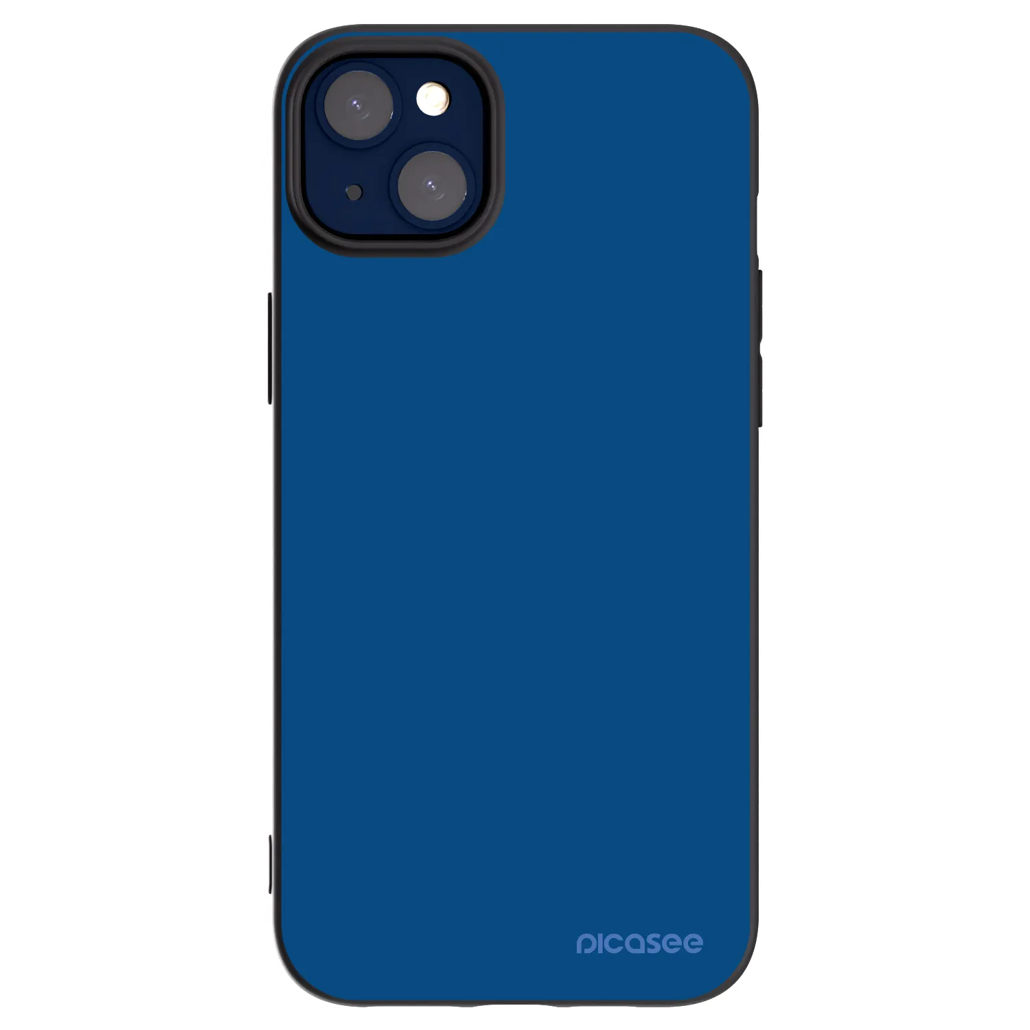 Picasee Apple iPhone 14 Plus Hülle - Schwarzes Silikon - Navy Blue