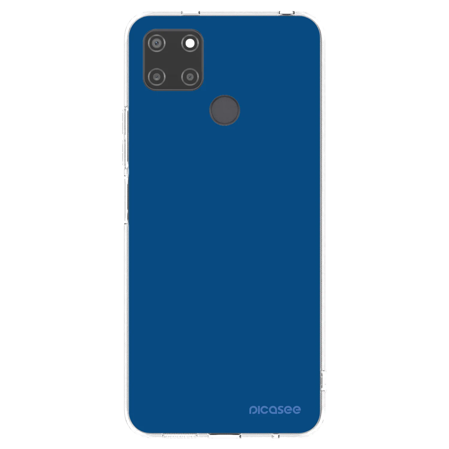 Picasee Realme C21Y Hülle - Transparentes Silikon - Navy Blue