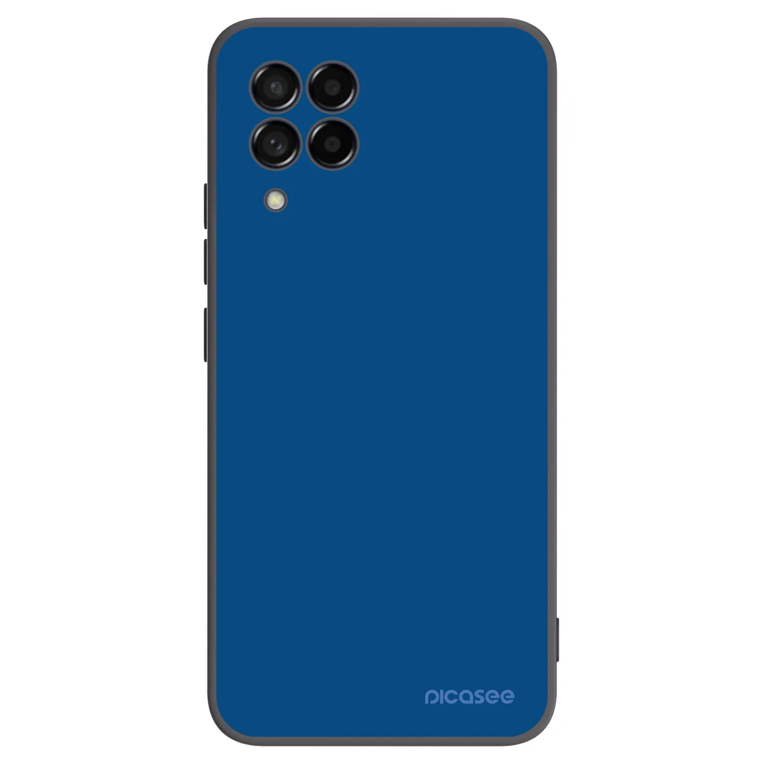 Picasee Samsung Galaxy M53 5G Hülle - Schwarzes Silikon - Navy Blue