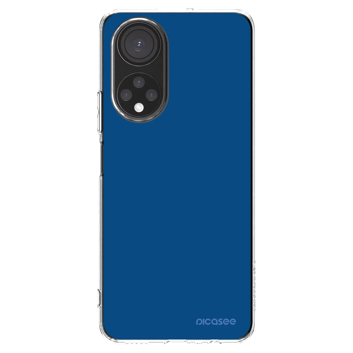 Picasee Honor X7 Hülle - Transparentes Silikon - Navy Blue