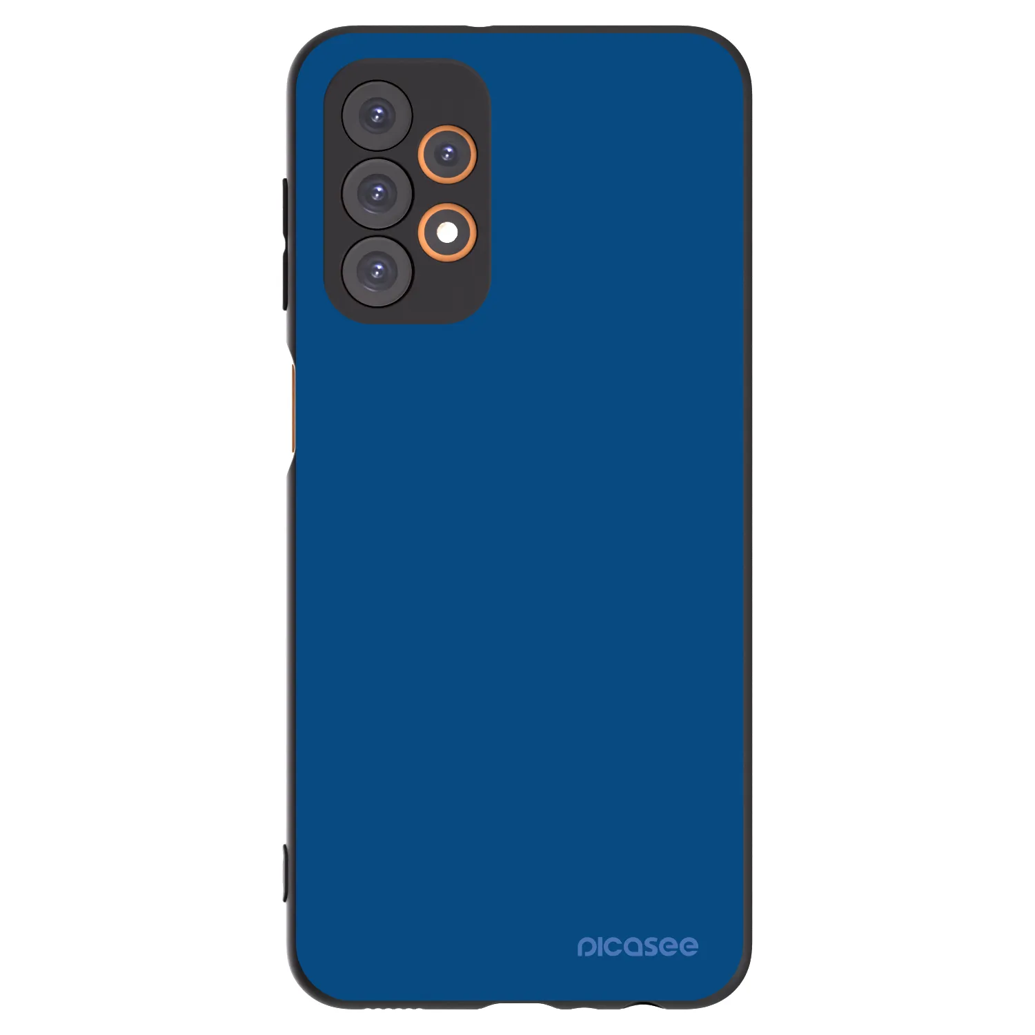 Picasee Samsung Galaxy A23 A235F 4G Hülle - Schwarzes Silikon - Navy Blue