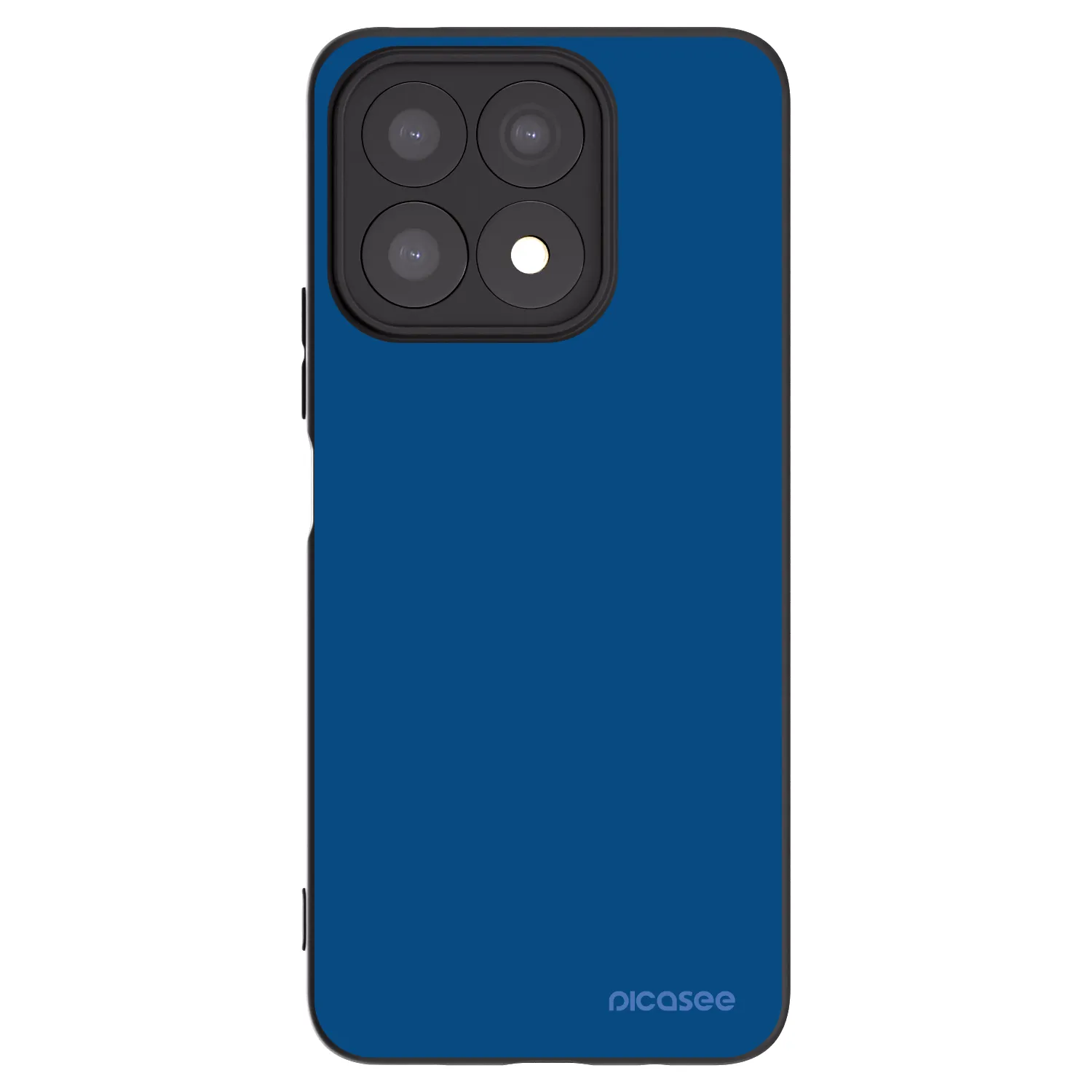 Picasee Honor X8a Hülle - Schwarzes Silikon - Navy Blue
