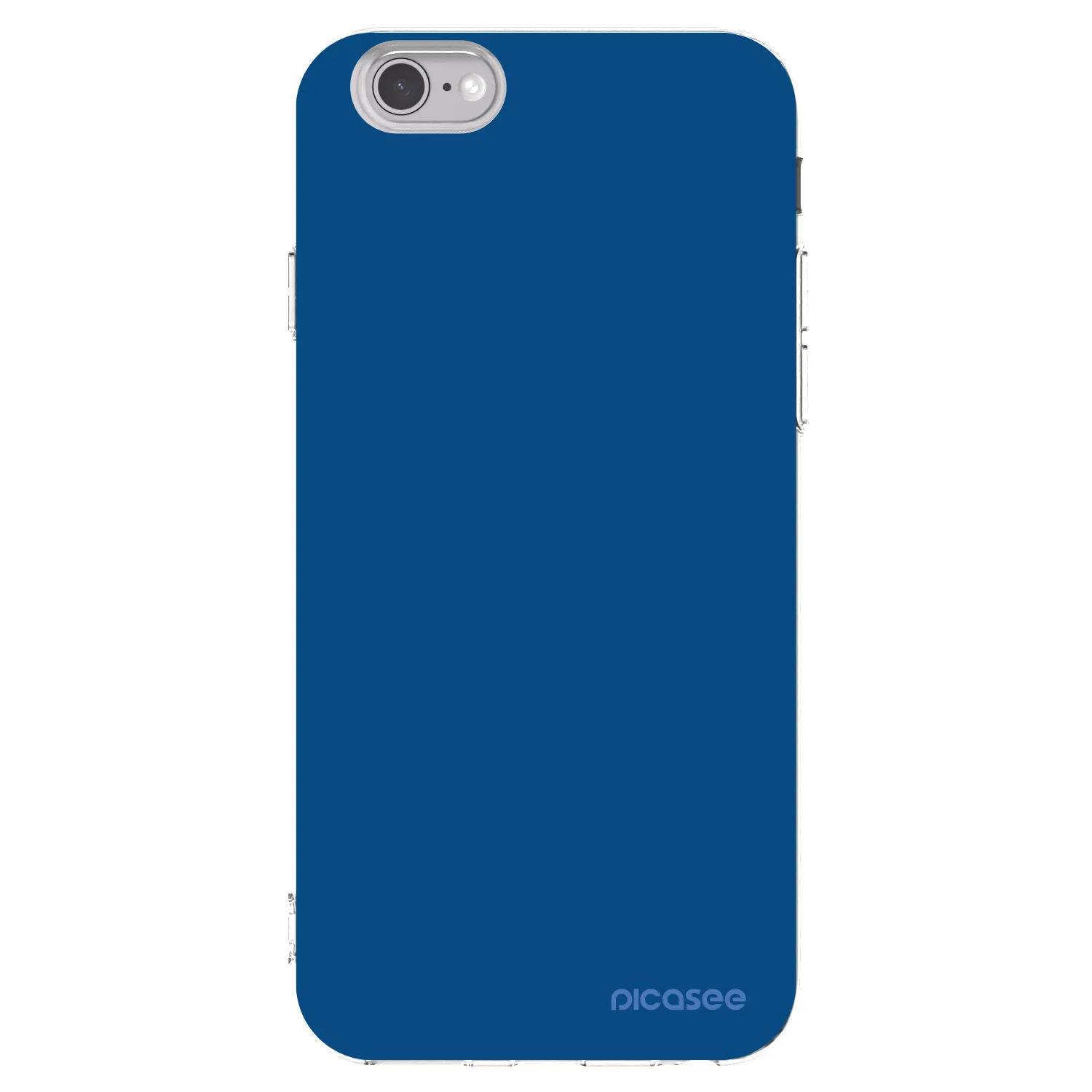 Picasee Apple iPhone 6/6S Hülle - Transparentes Silikon - Navy Blue
