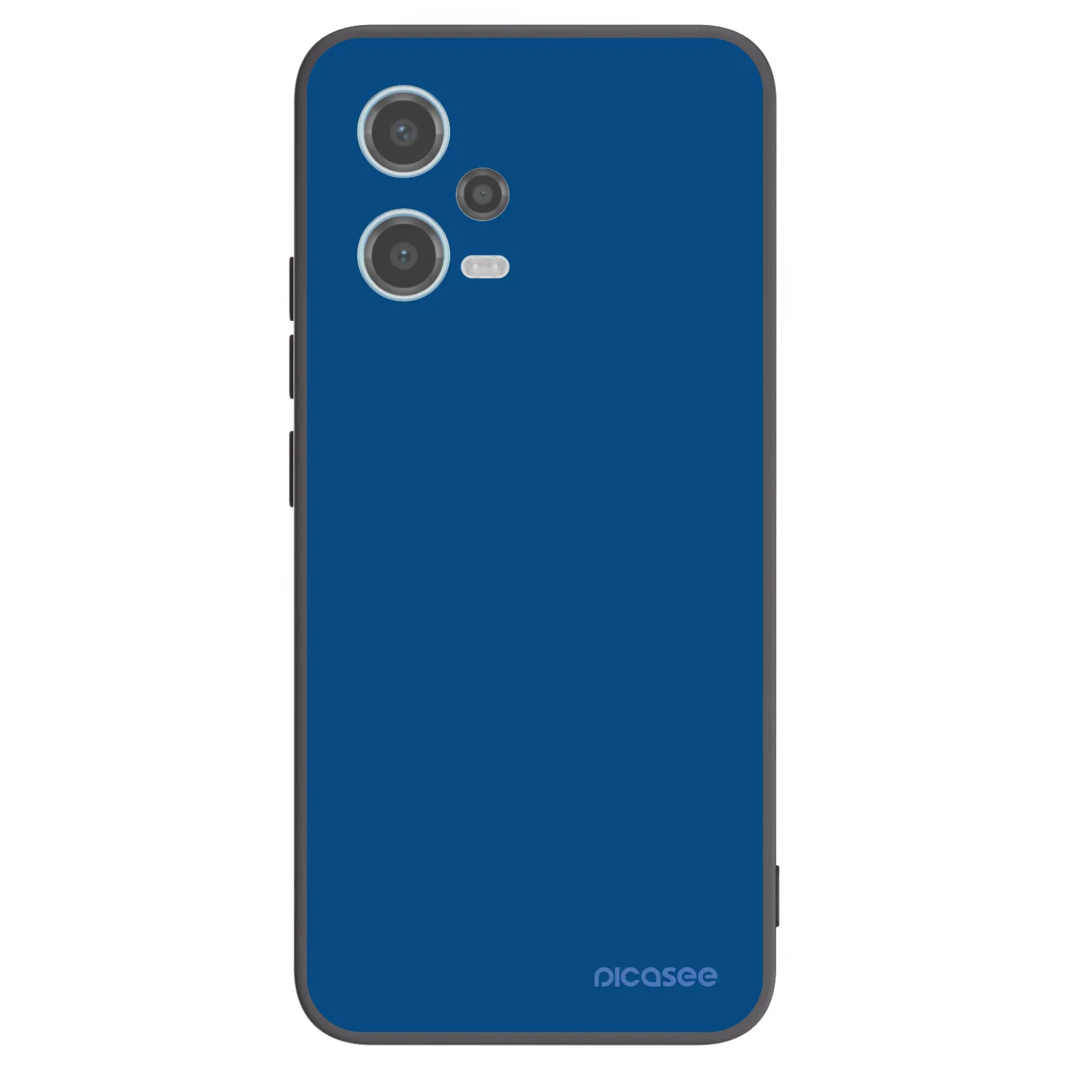 Picasee Xiaomi Redmi Note 12 5G Hülle - Schwarzes Silikon - Navy Blue