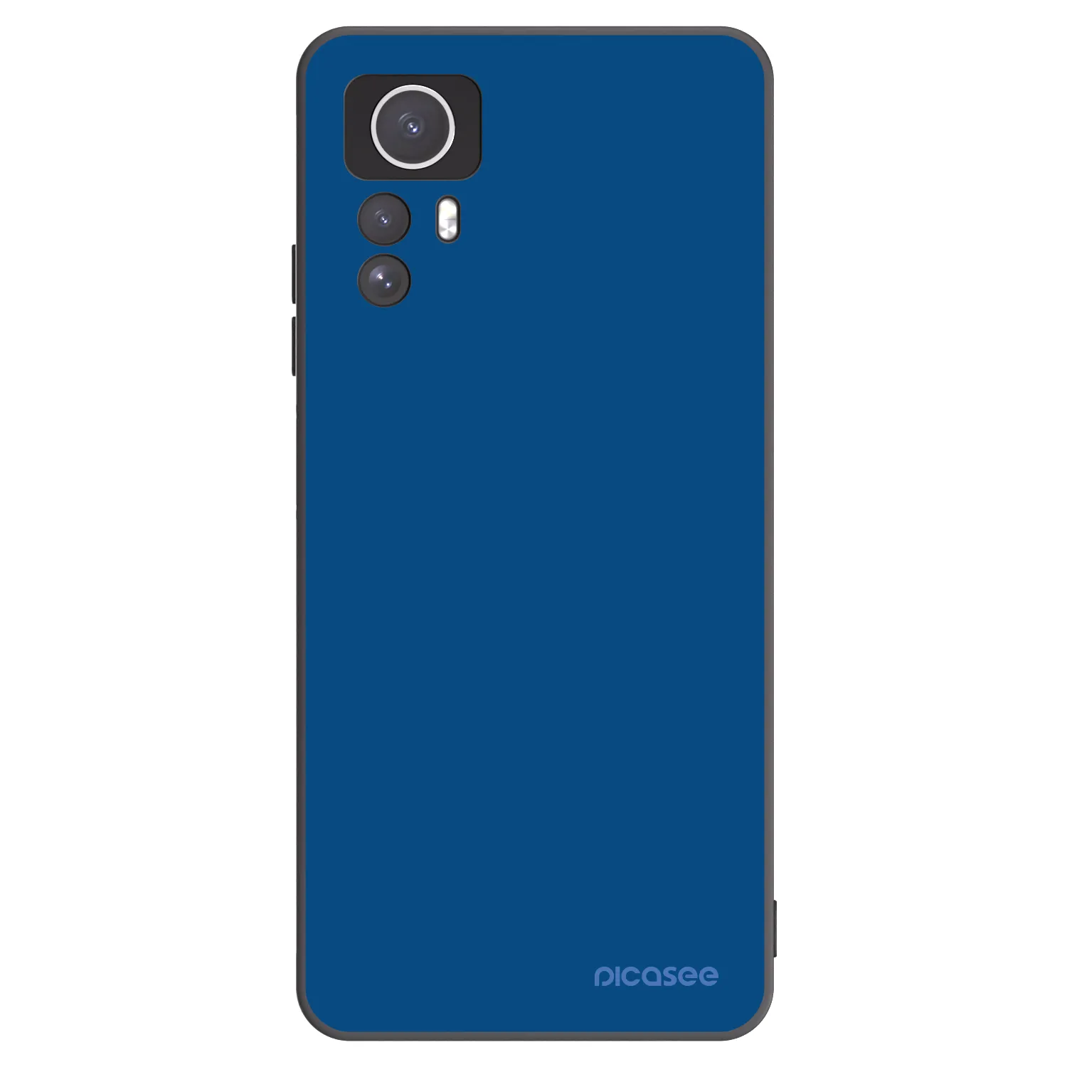 Picasee Xiaomi Redmi Note 12S Hülle - Schwarzes Silikon - Navy Blue