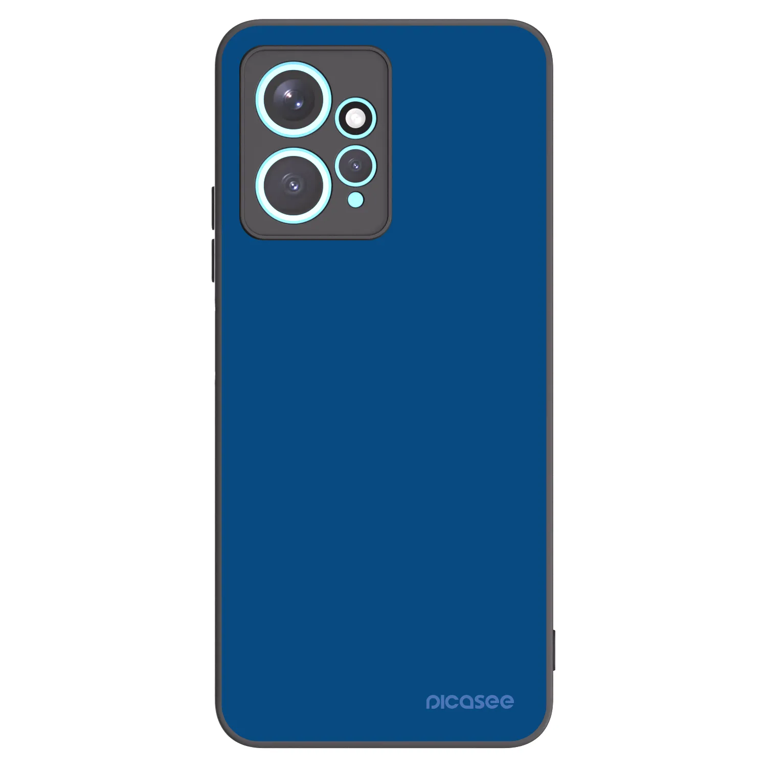 Picasee Xiaomi Redmi Note 12 4G Hülle - Schwarzes Silikon - Navy Blue