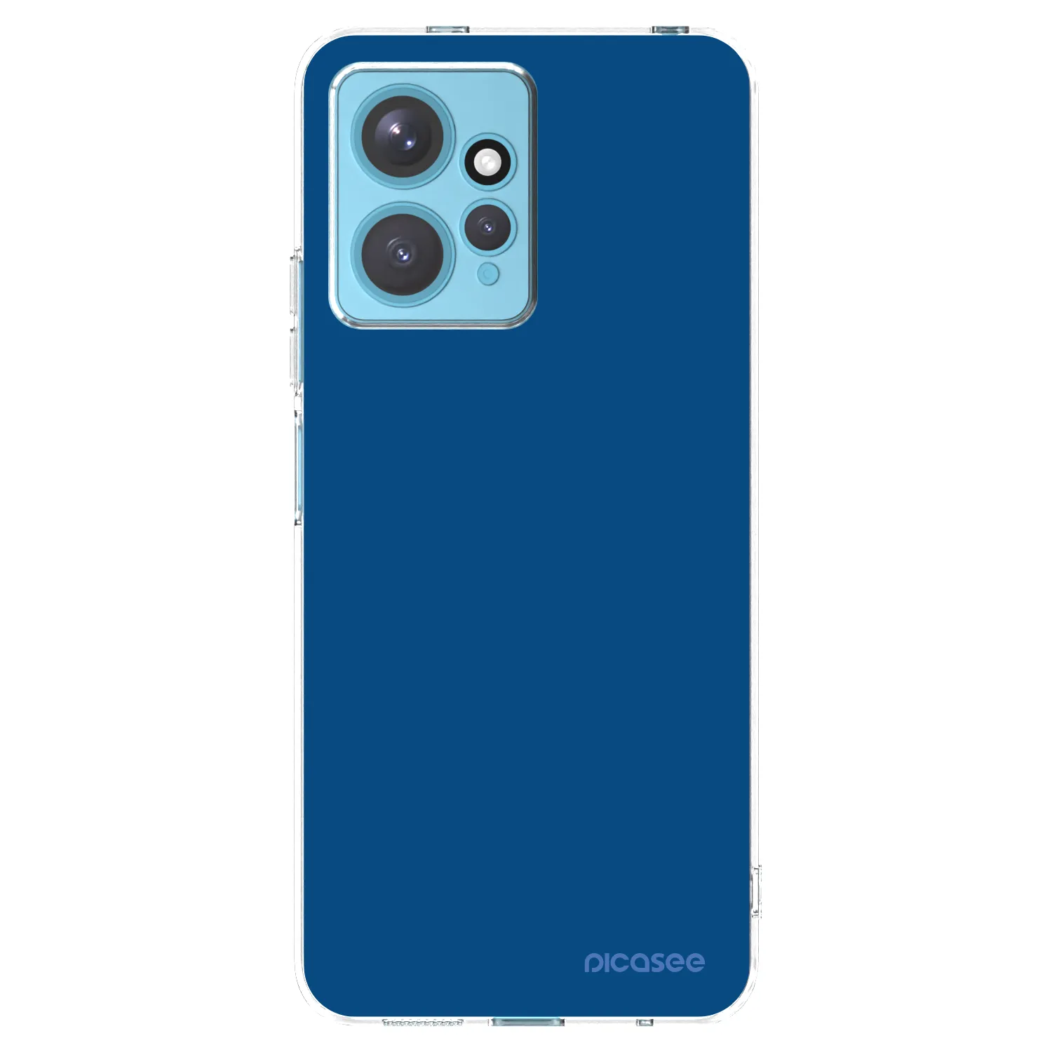 Picasee Xiaomi Redmi Note 12 4G Hülle - Transparentes Silikon - Navy Blue