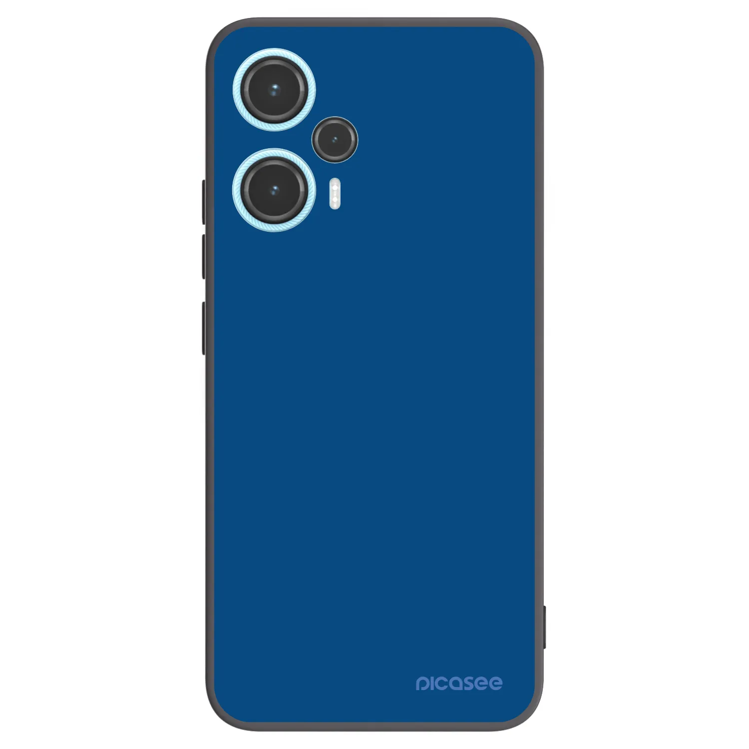 Picasee Xiaomi Poco F5 Hülle - Schwarzes Silikon - Navy Blue