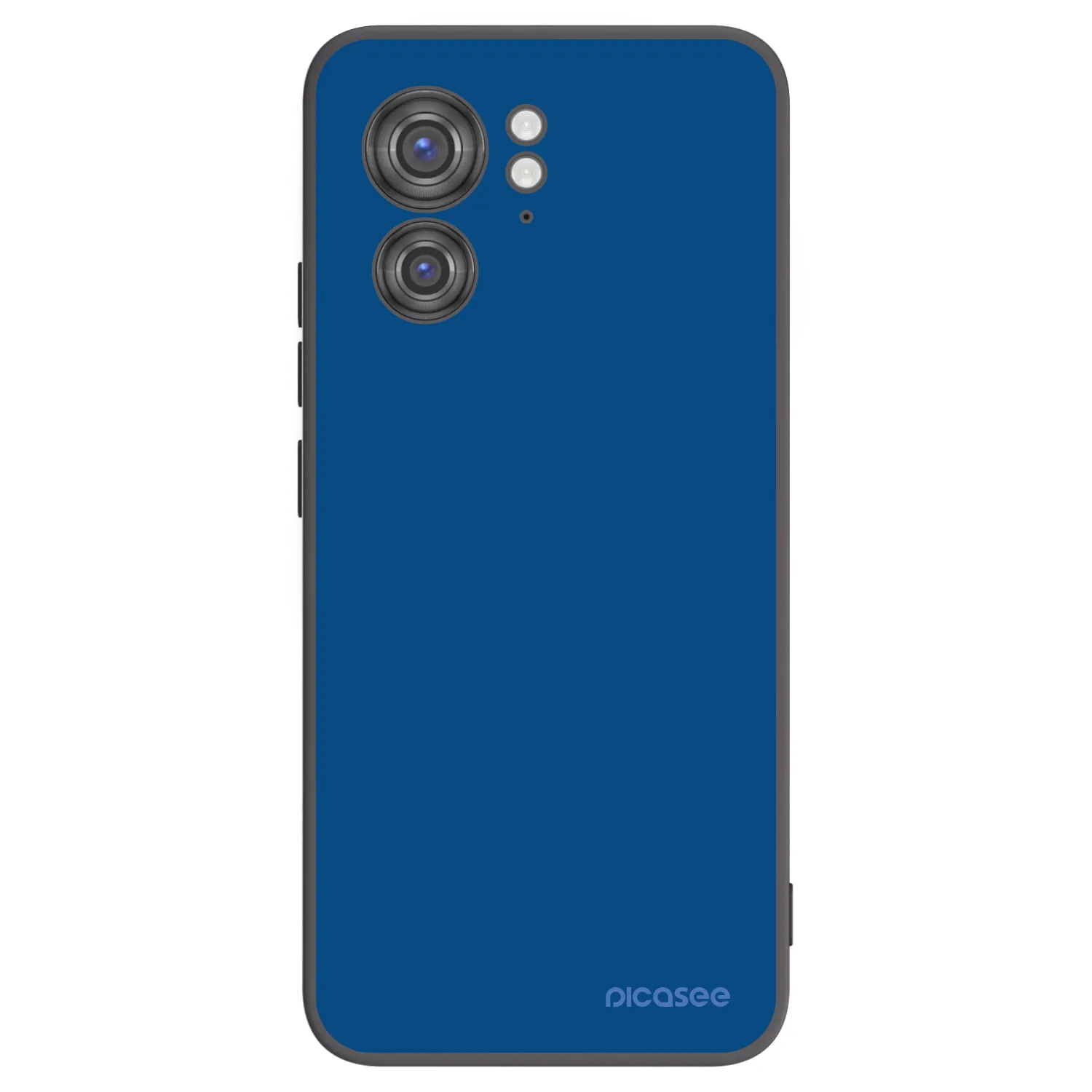 Picasee Motorola Edge 40 Hülle - Schwarzes Silikon - Navy Blue