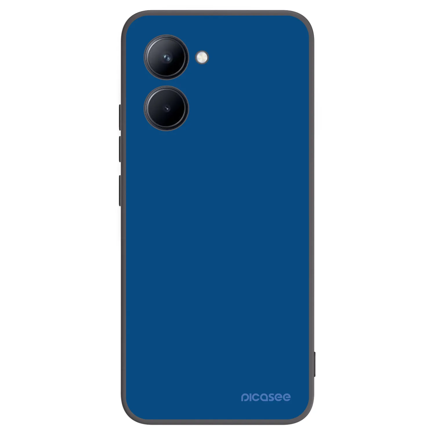 Picasee Realme C33 (2023) Hülle - Schwarzes Silikon - Navy Blue