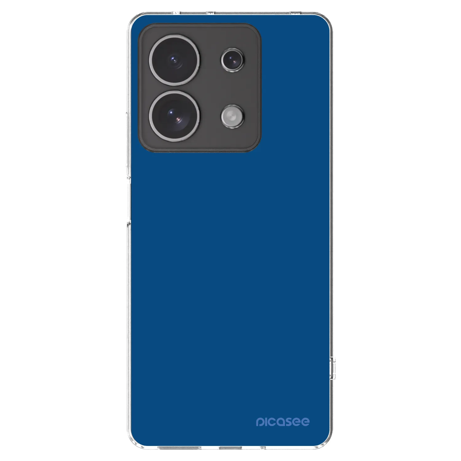 Picasee Xiaomi Redmi Note 13 4G Hülle - Transparentes Silikon - Navy Blue