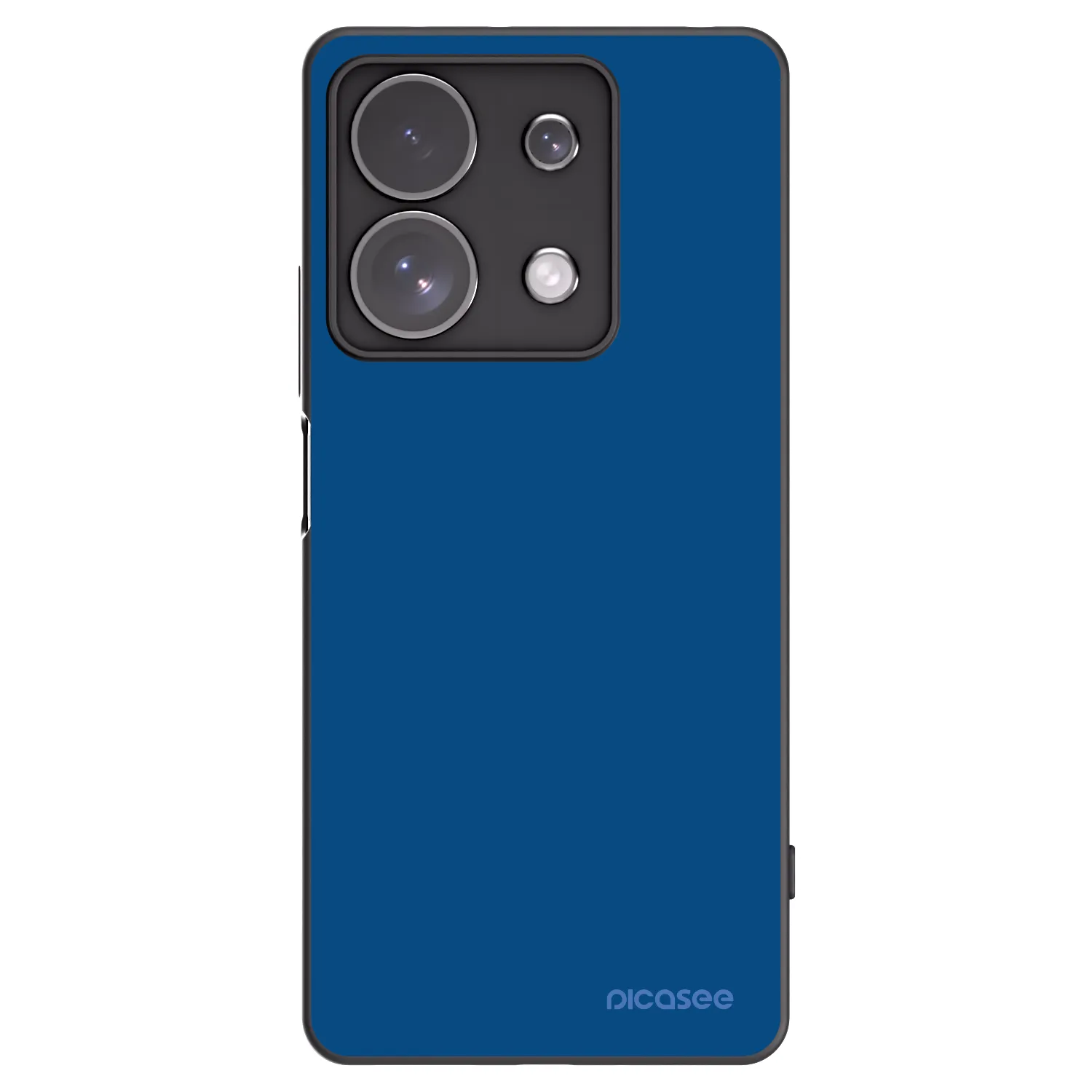 Picasee Xiaomi Redmi Note 13 Pro 4G Hülle - Schwarzes Silikon - Navy Blue