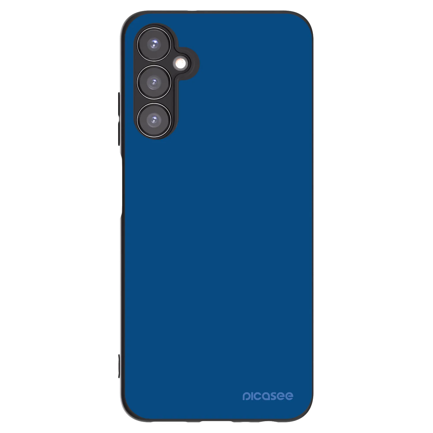 Picasee Samsung Galaxy A05s A057G Hülle - Schwarzes Silikon - Navy Blue
