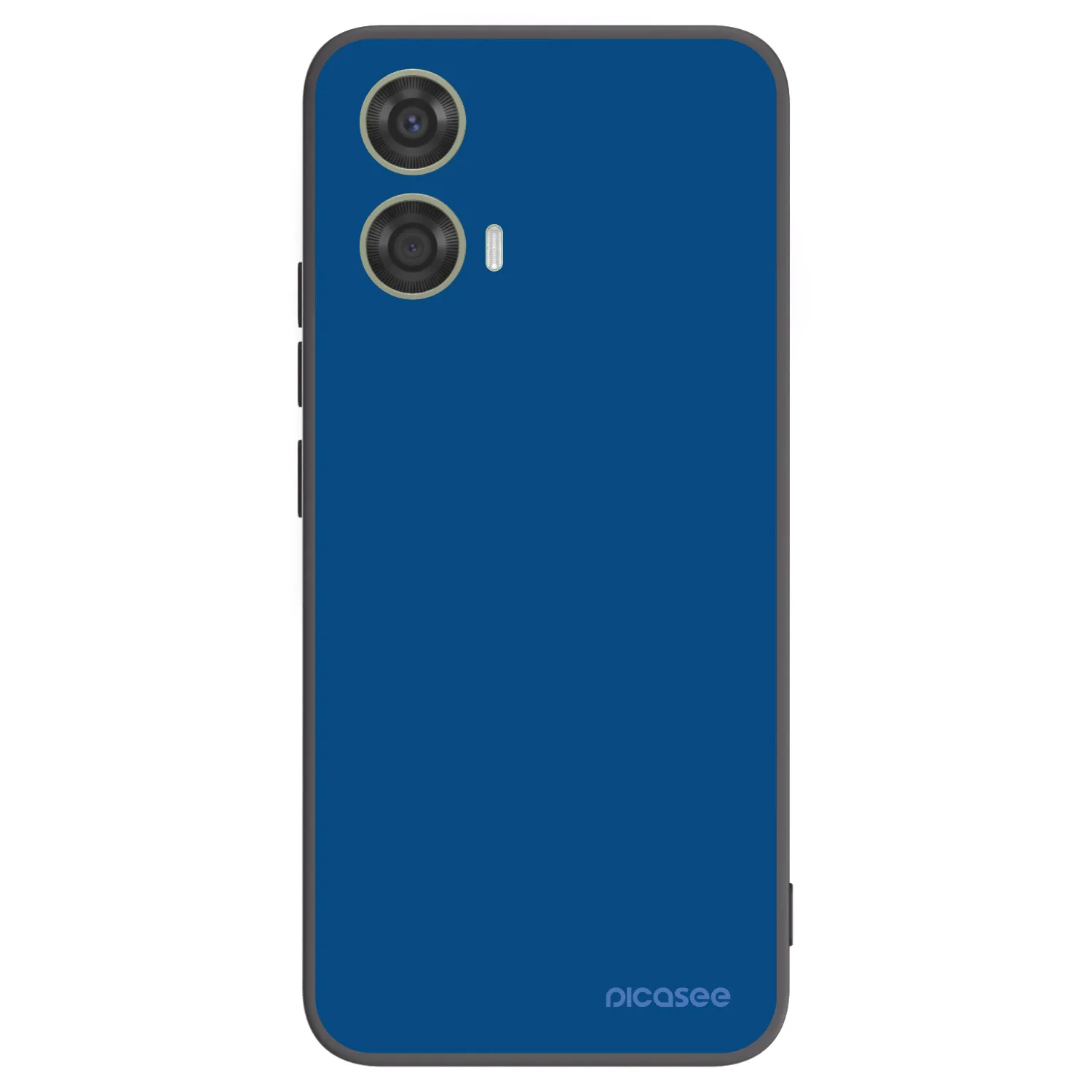 Picasee Motorola Moto G24 Hülle - Schwarzes Silikon - Navy Blue