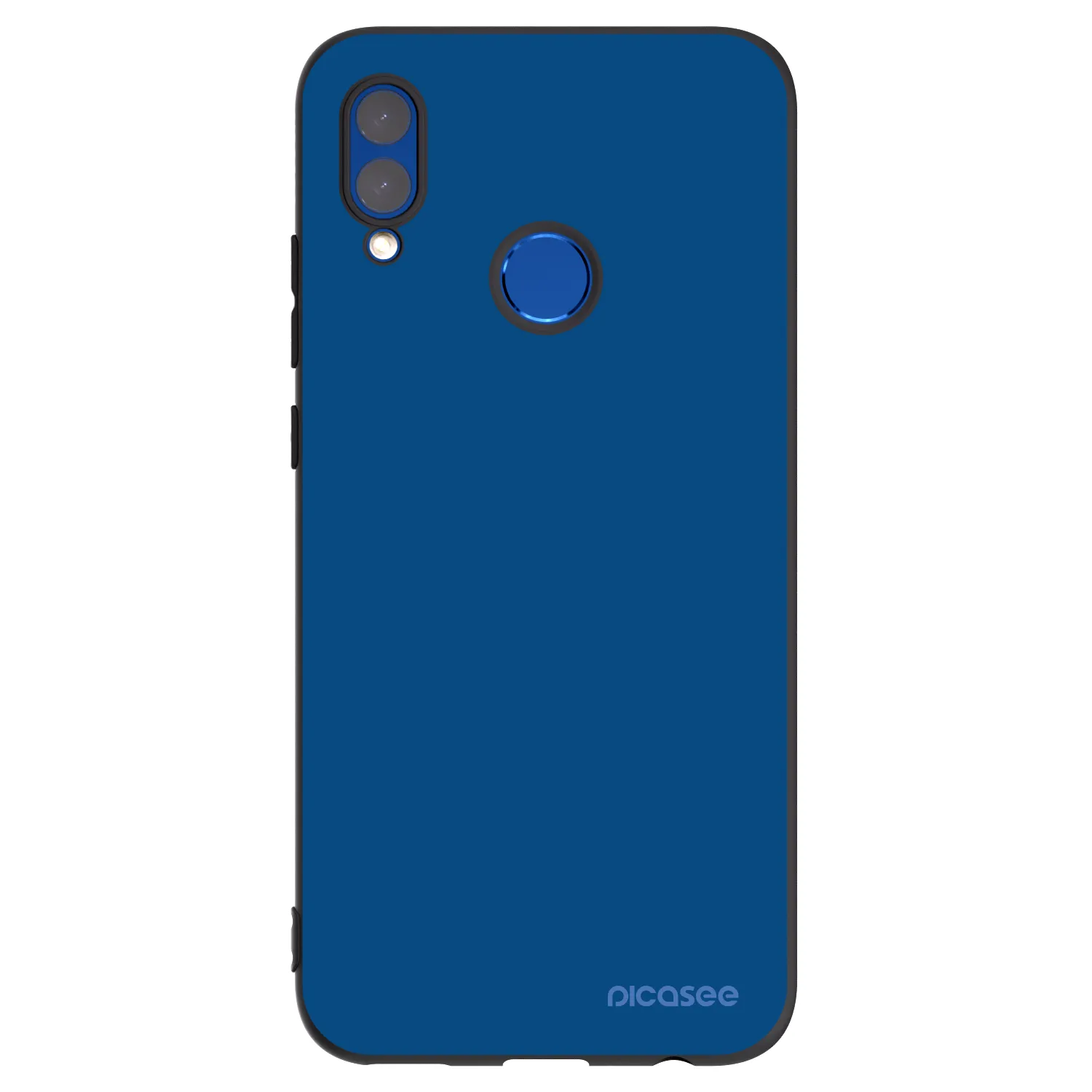 Picasee Huawei P Smart 2019 Hülle - Schwarzes Silikon - Navy Blue