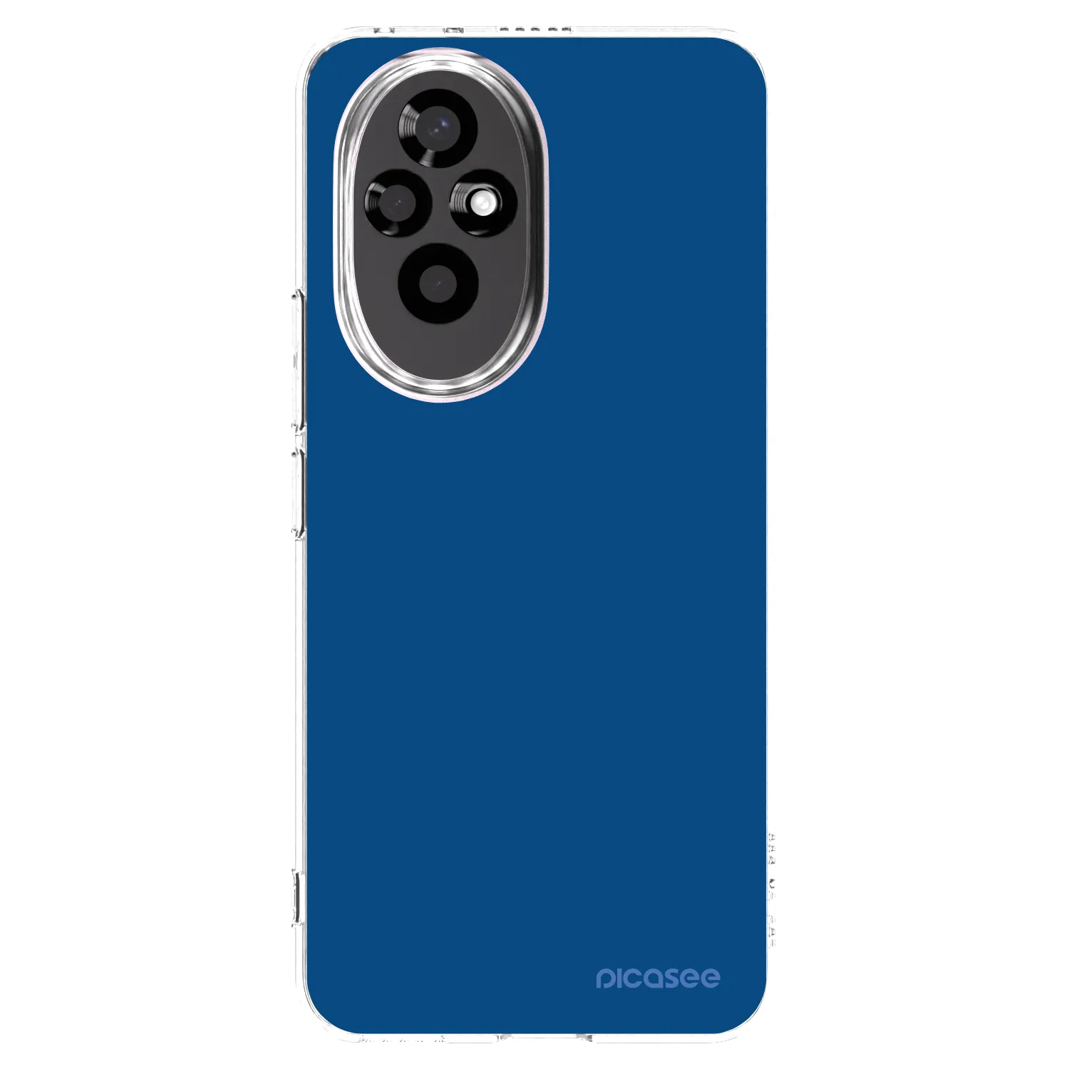 Picasee Honor 200 5G Hülle - Transparentes Silikon - Navy Blue