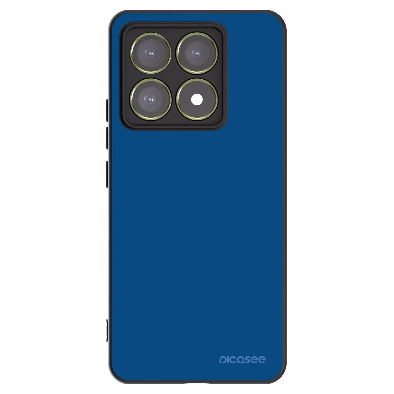 Picasee Xiaomi 14T Hülle - Schwarzes Silikon - Navy Blue