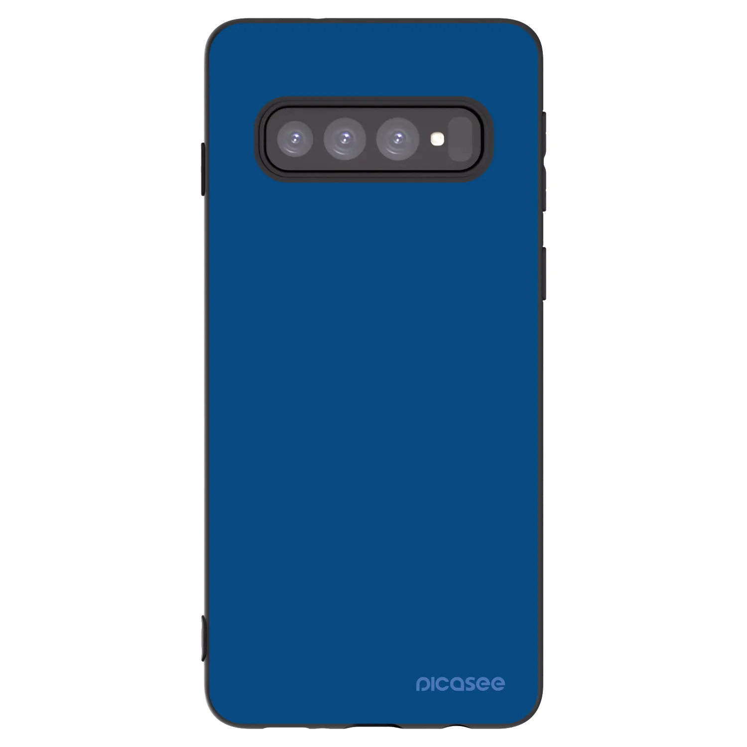 Picasee Samsung Galaxy S10 G973 Hülle - Schwarzes Silikon - Navy Blue