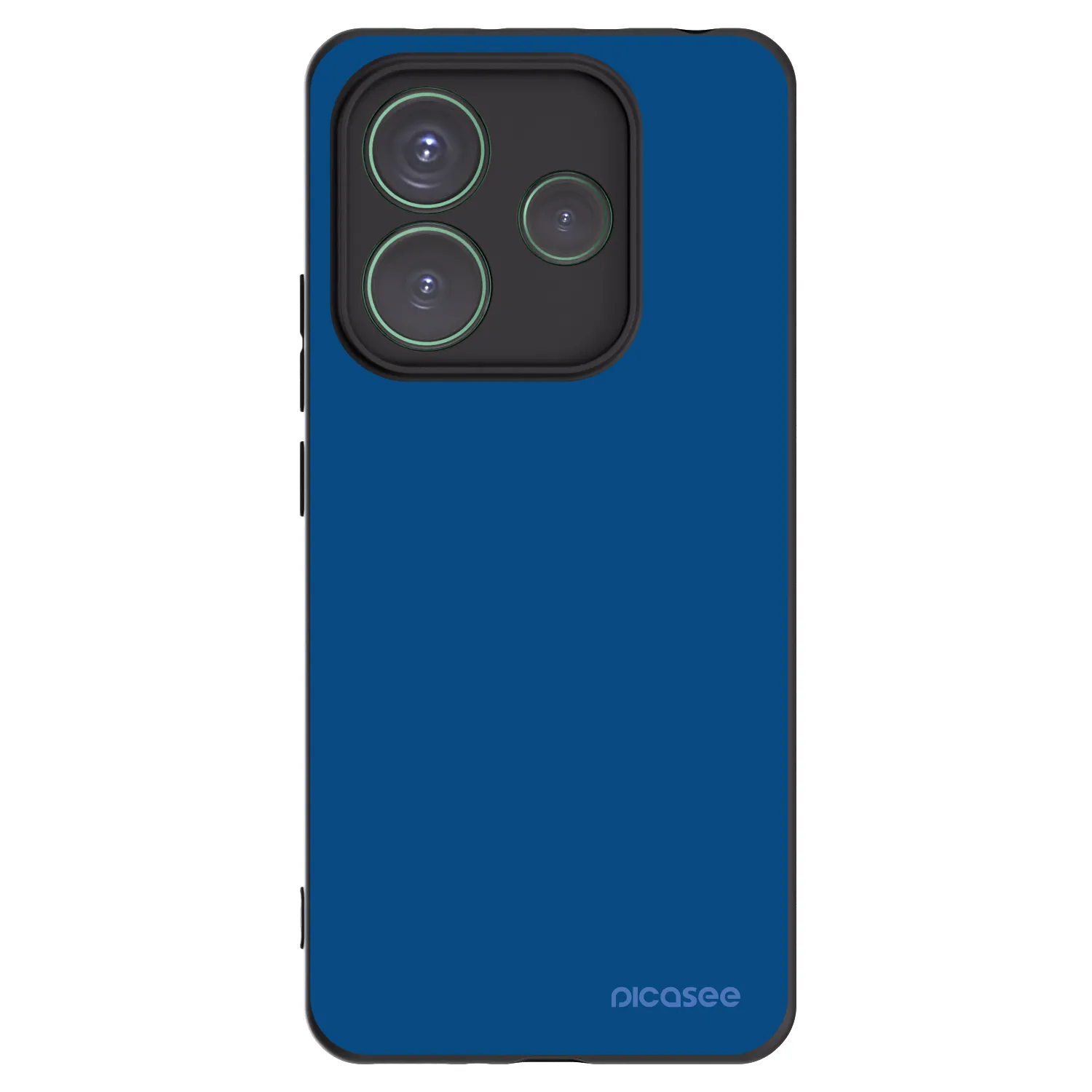 Picasee Xiaomi Redmi Note 14 5G Hülle - Schwarzes Silikon - Navy Blue
