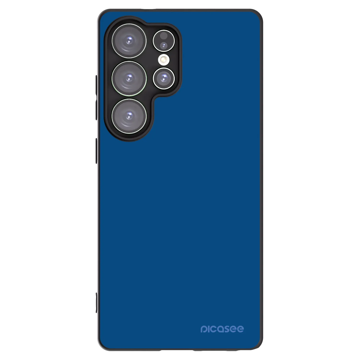 Picasee Samsung Galaxy S25 Ultra 5G Hülle - Schwarzes Silikon - Navy Blue