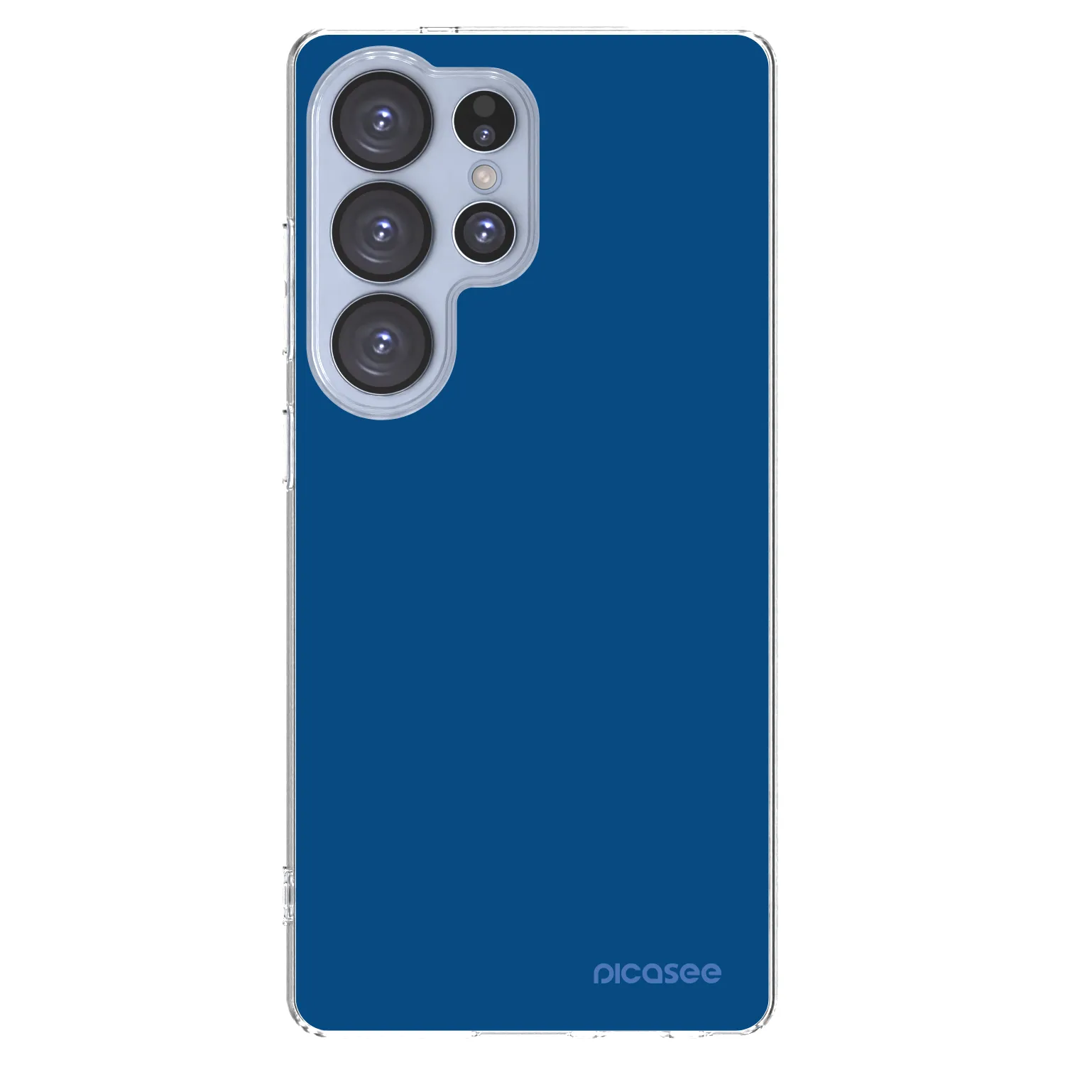 Picasee Samsung Galaxy S25 Ultra 5G Hülle - Transparentes Silikon - Navy Blue