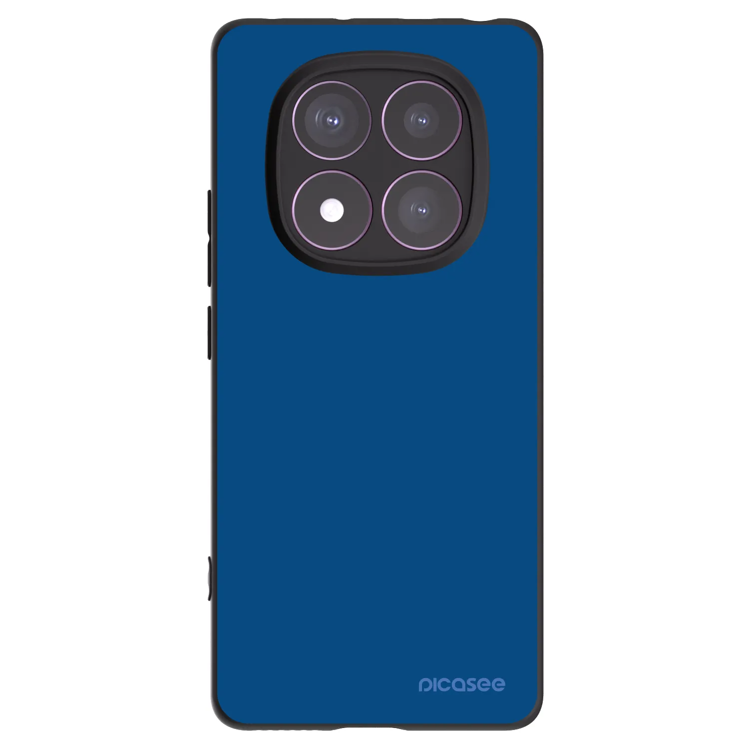 Picasee Xiaomi Redmi Note 14 Pro 4G Hülle - Schwarzes Silikon - Navy Blue