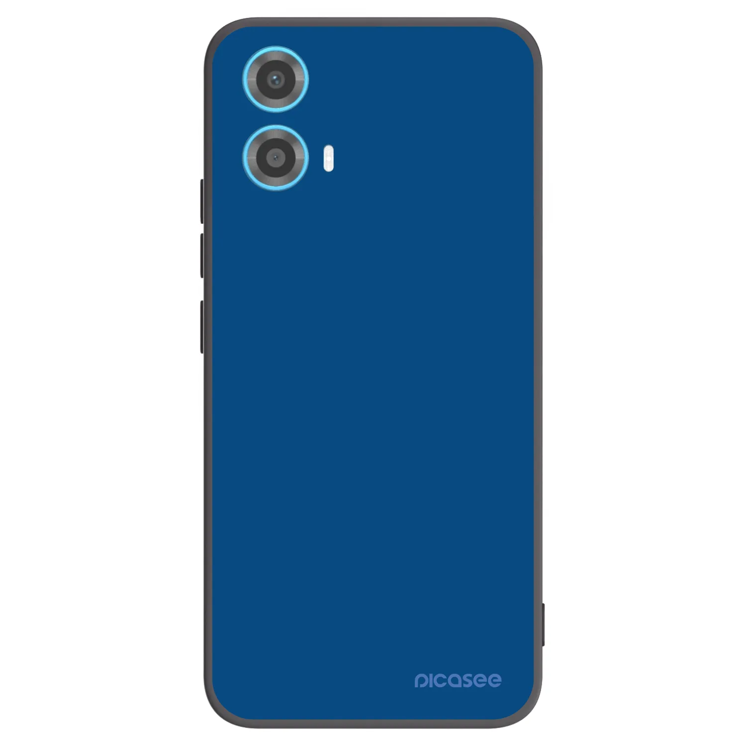 Picasee Motorola Moto G34 5G Hülle - Schwarzes Silikon - Navy Blue