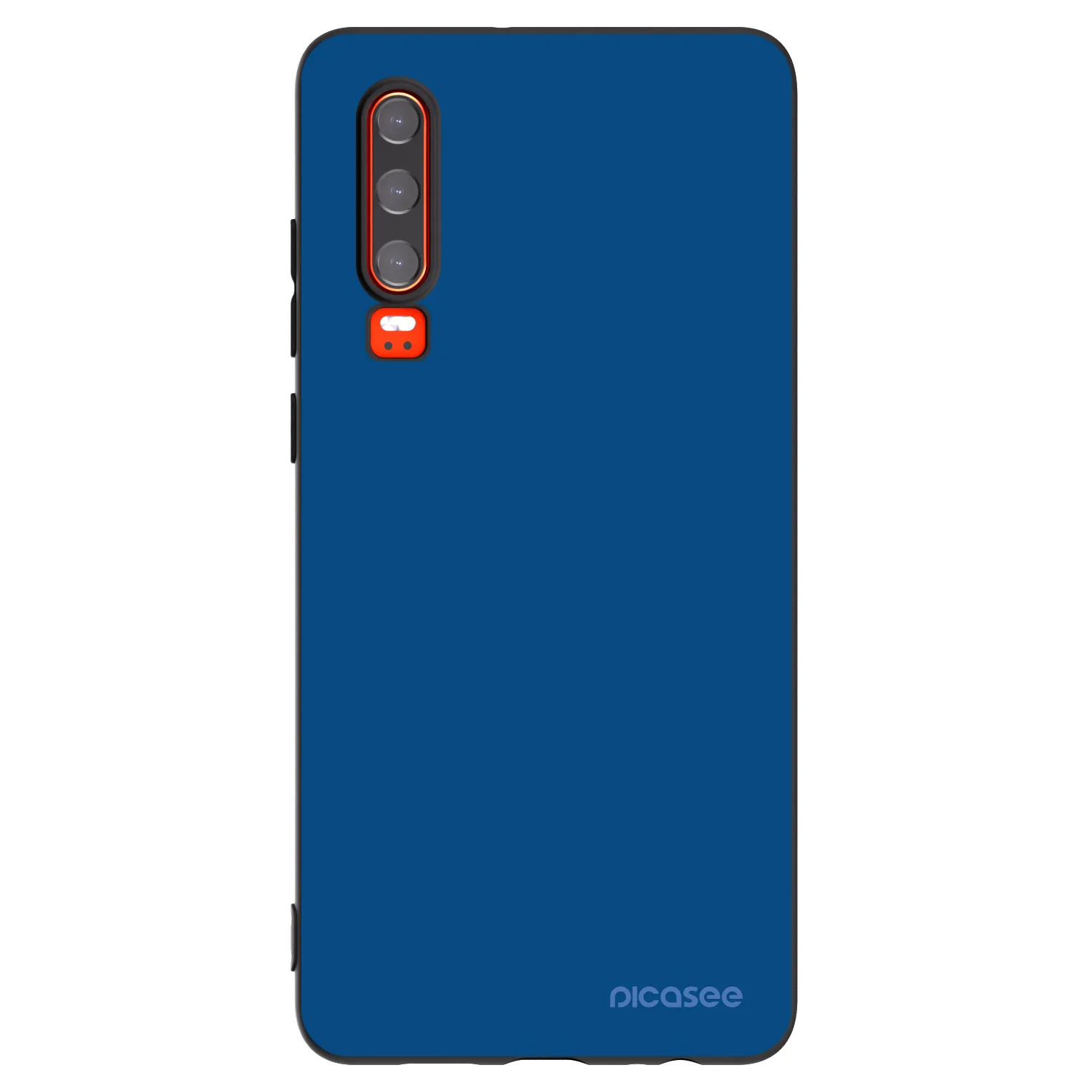 Picasee Huawei P30 Hülle - Schwarzes Silikon - Navy Blue