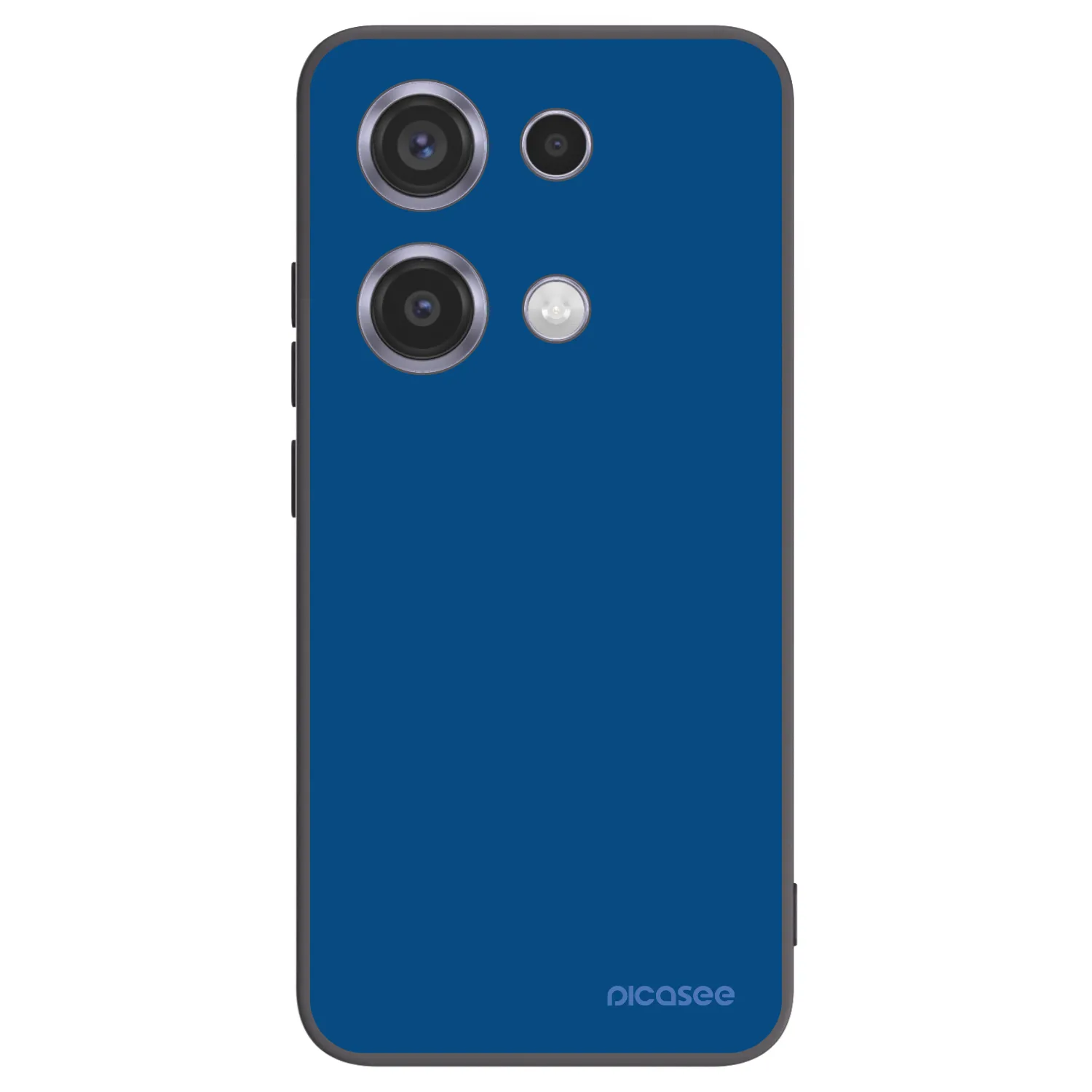 Picasee Xiaomi Redmi Note 14S Hülle - Schwarzes Silikon - Navy Blue
