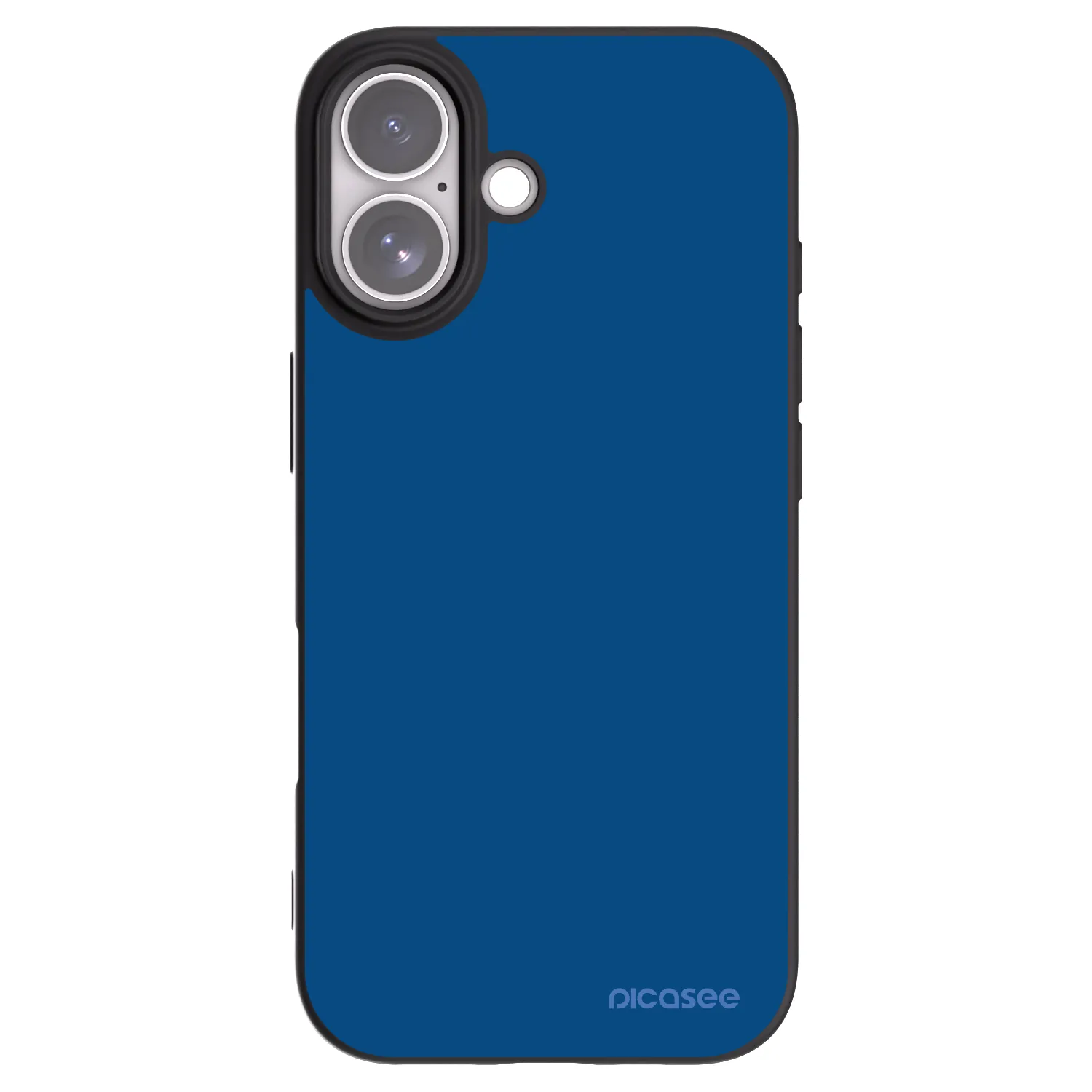 Picasee Apple iPhone 17 Hülle - Schwarzes Silikon - Navy Blue