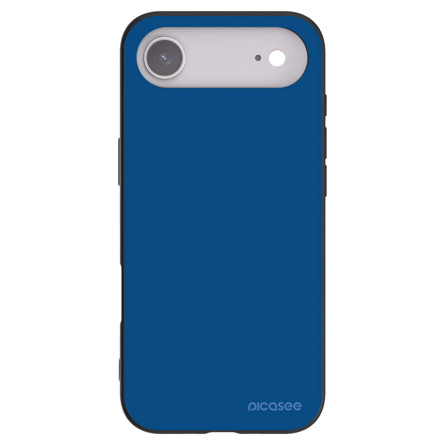 Picasee Apple iPhone Air Hülle - Schwarzes Silikon - Navy Blue