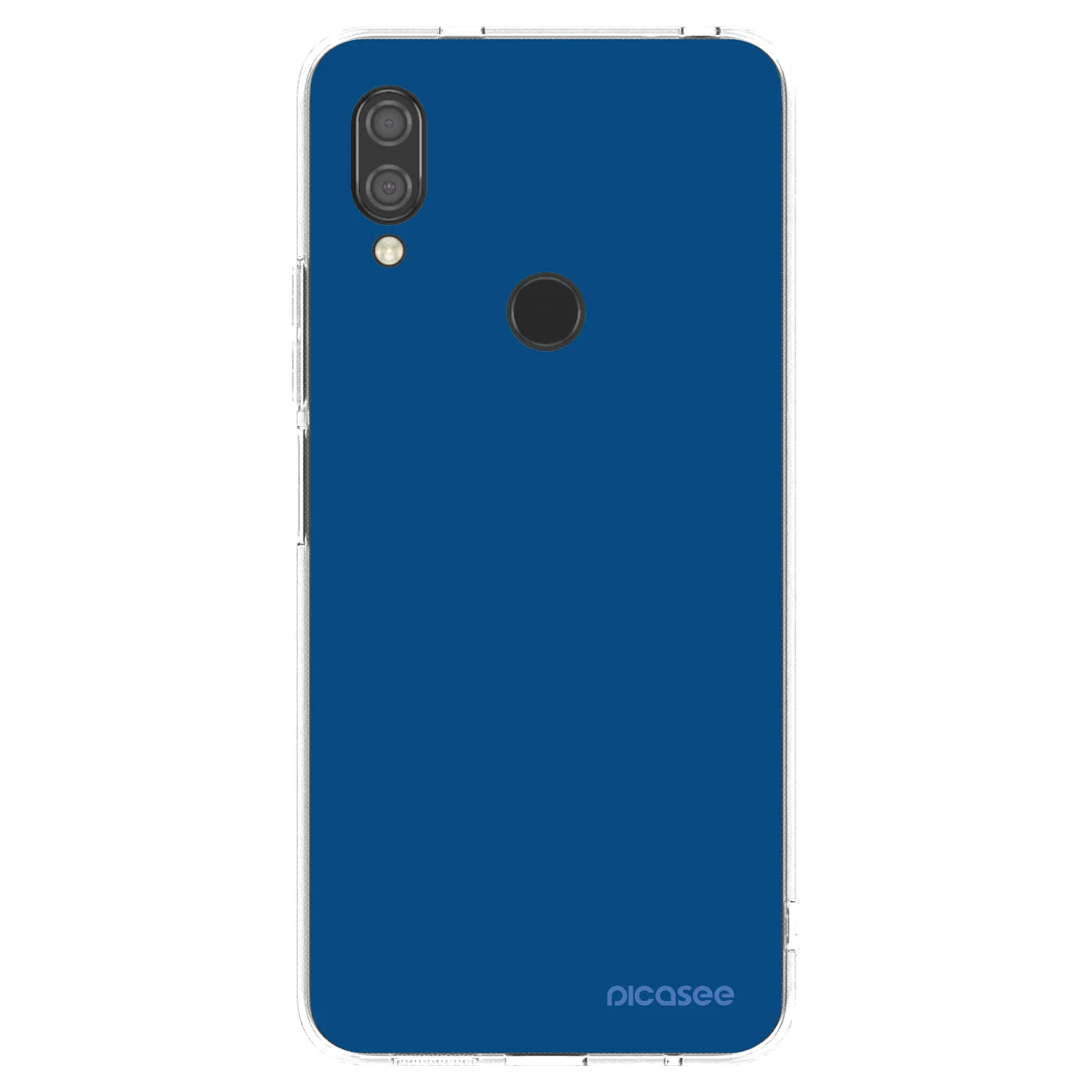 Picasee Xiaomi Redmi 7 Hülle - Transparentes Silikon - Navy Blue