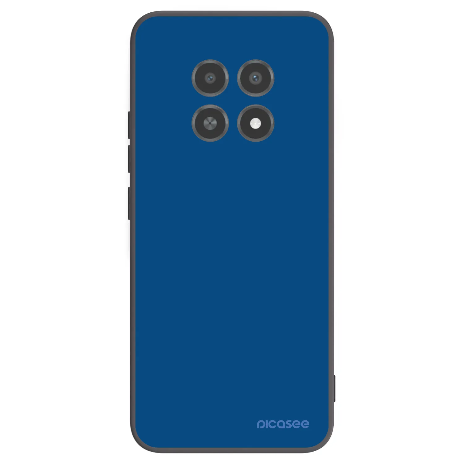 Picasee Realme 12X Hülle - Schwarzes Silikon - Navy Blue