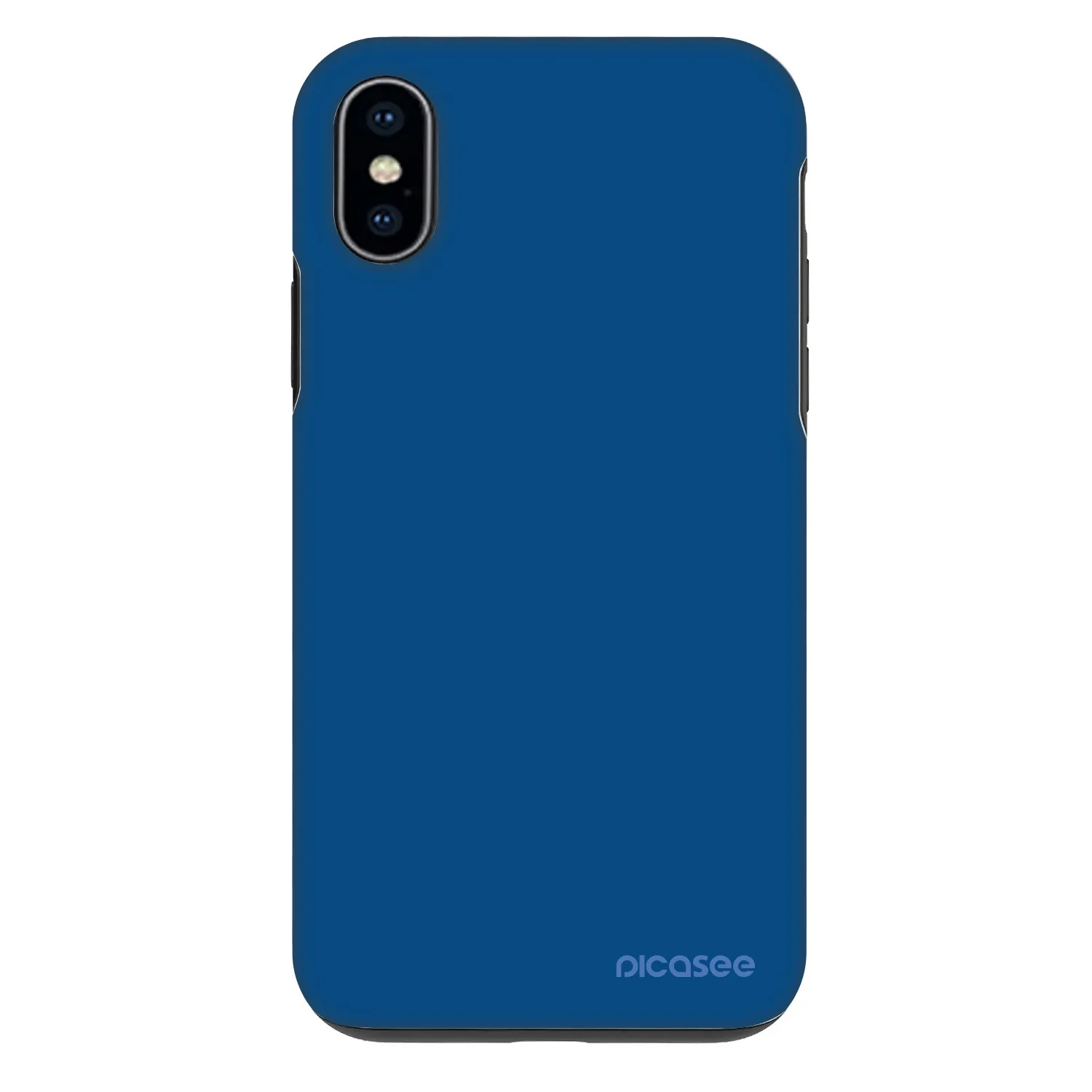 Picasee Fashion Case für Apple iPhone X/XS - Navy Blue