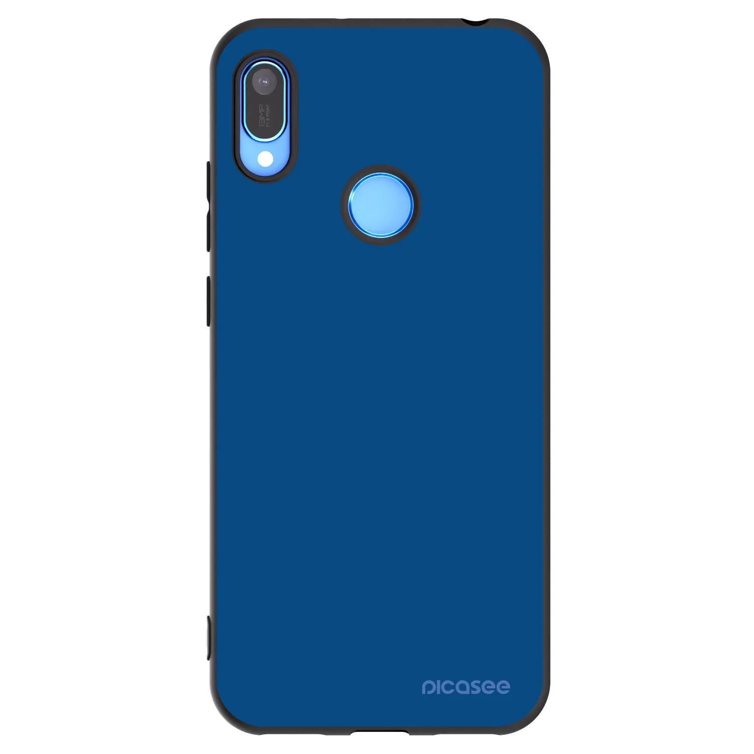 Picasee Huawei Y6 2019 Hülle - Schwarzes Silikon - Navy Blue